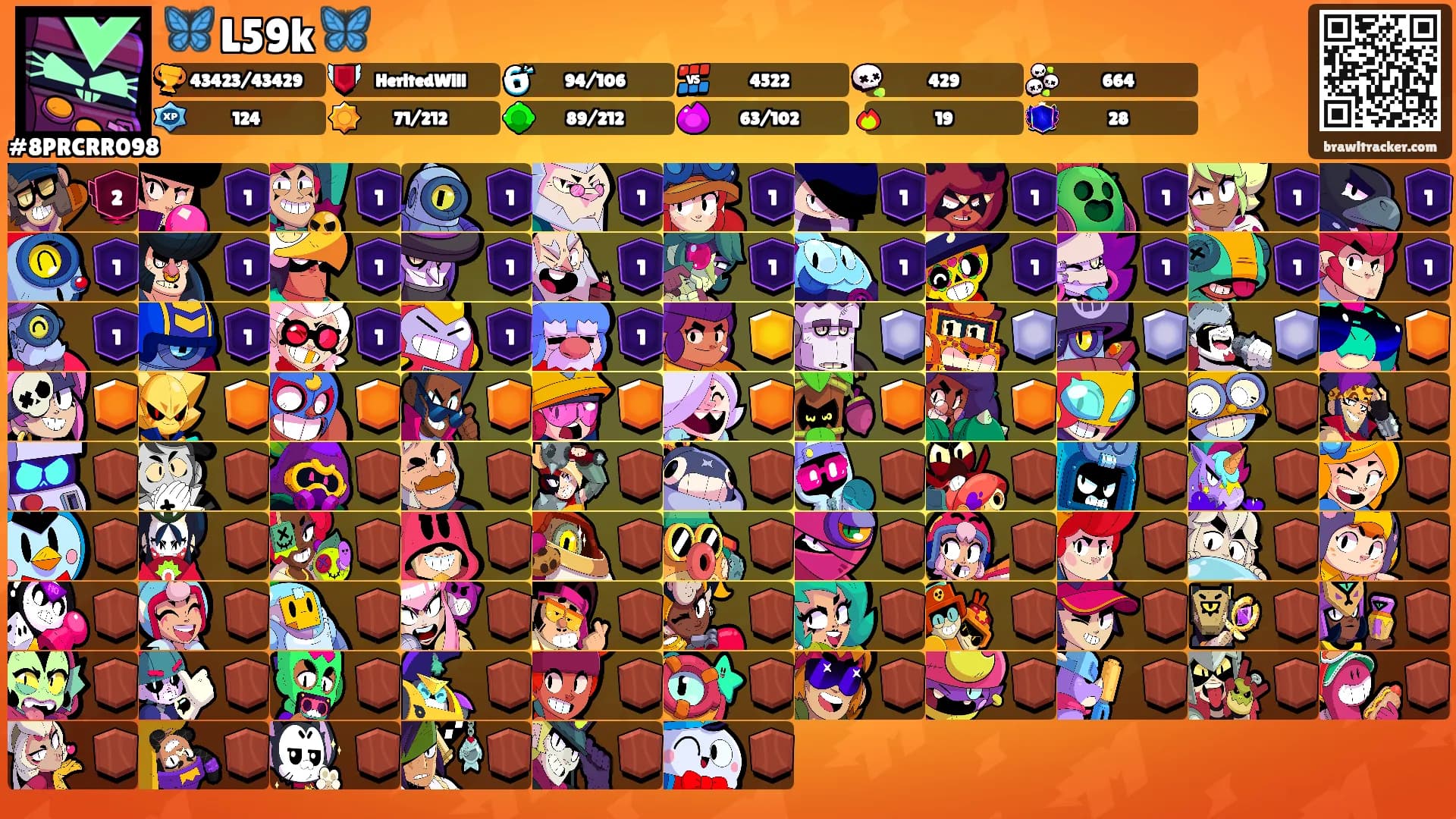 🦋 L59k 🦋's Ranks