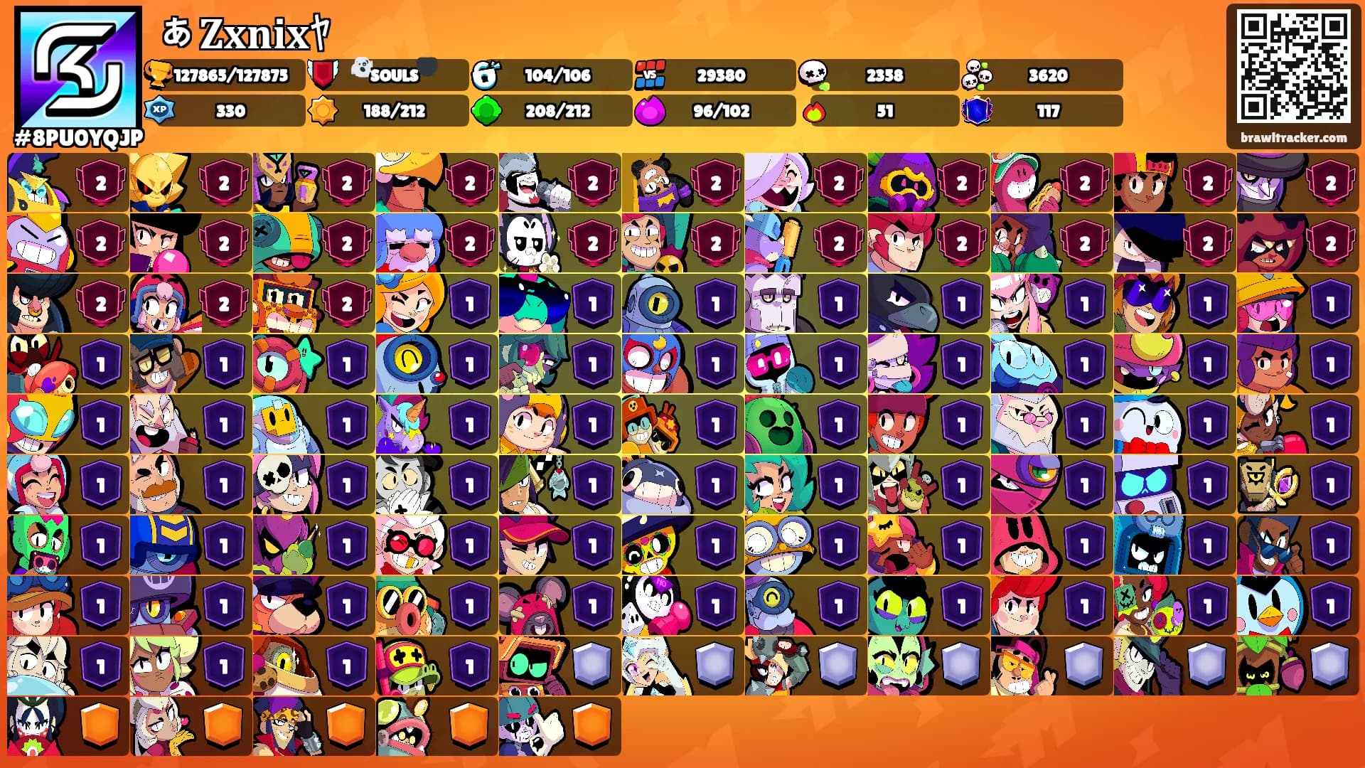 ぁ𝐙𝐱𝐧𝐢𝐱ﾔ's Ranks