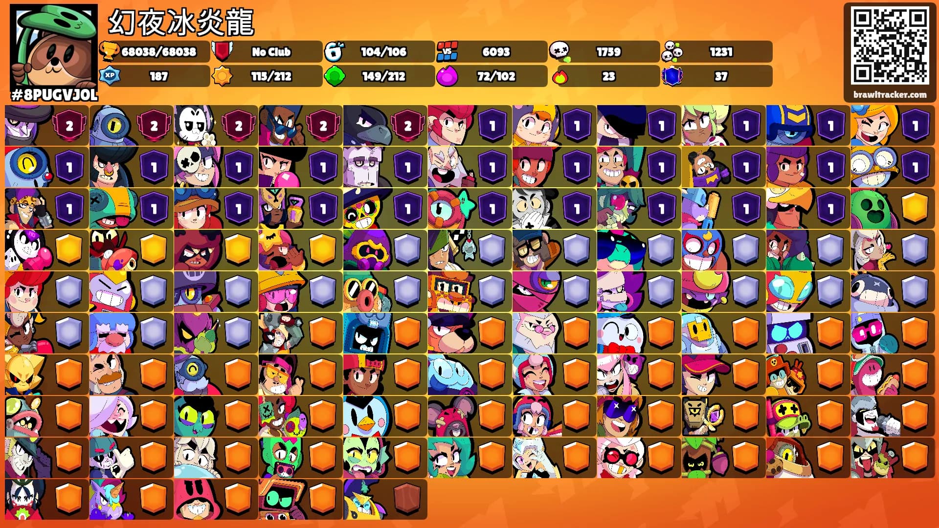 幻夜冰炎龍's Ranks