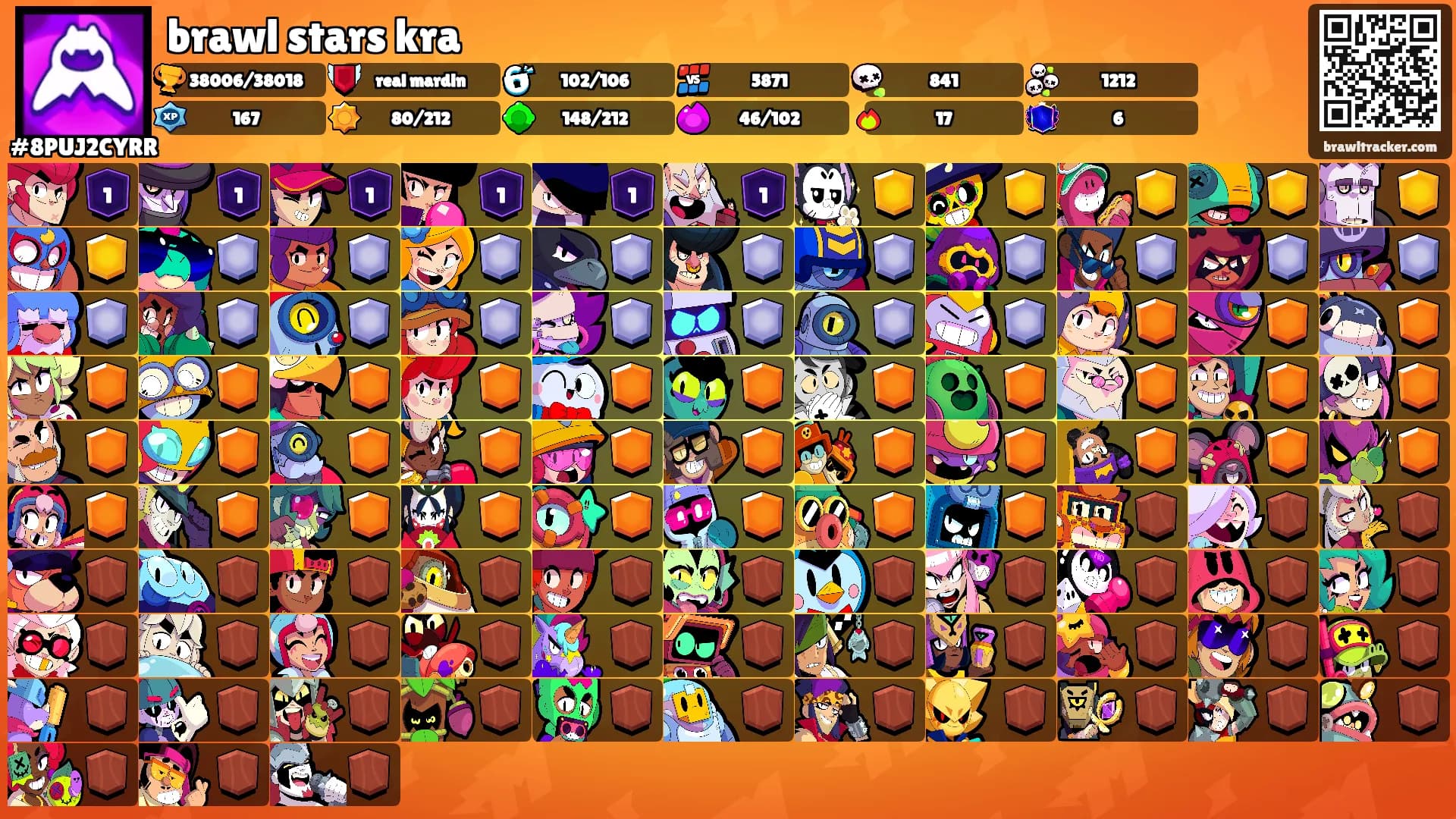 brawl stars kra's Ranks