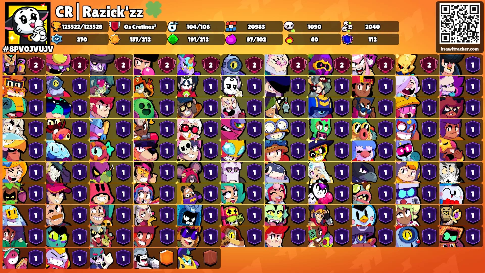 CR|Razick'zz 🍀's Ranks