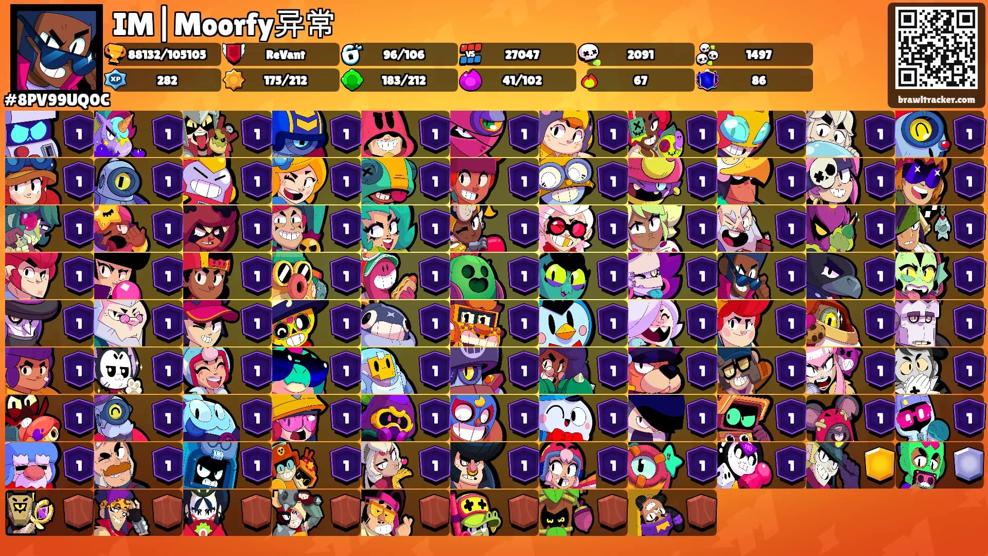 IM|Moorfy异常's Ranks