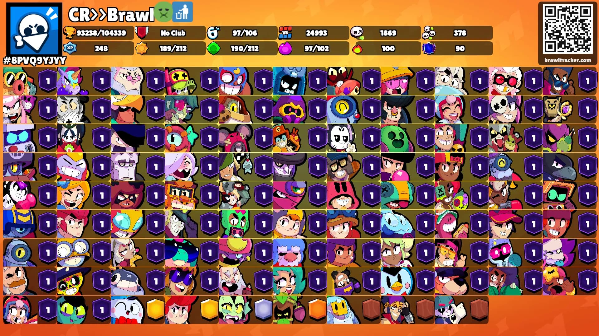CR>>Brawl🤢🚮's Ranks
