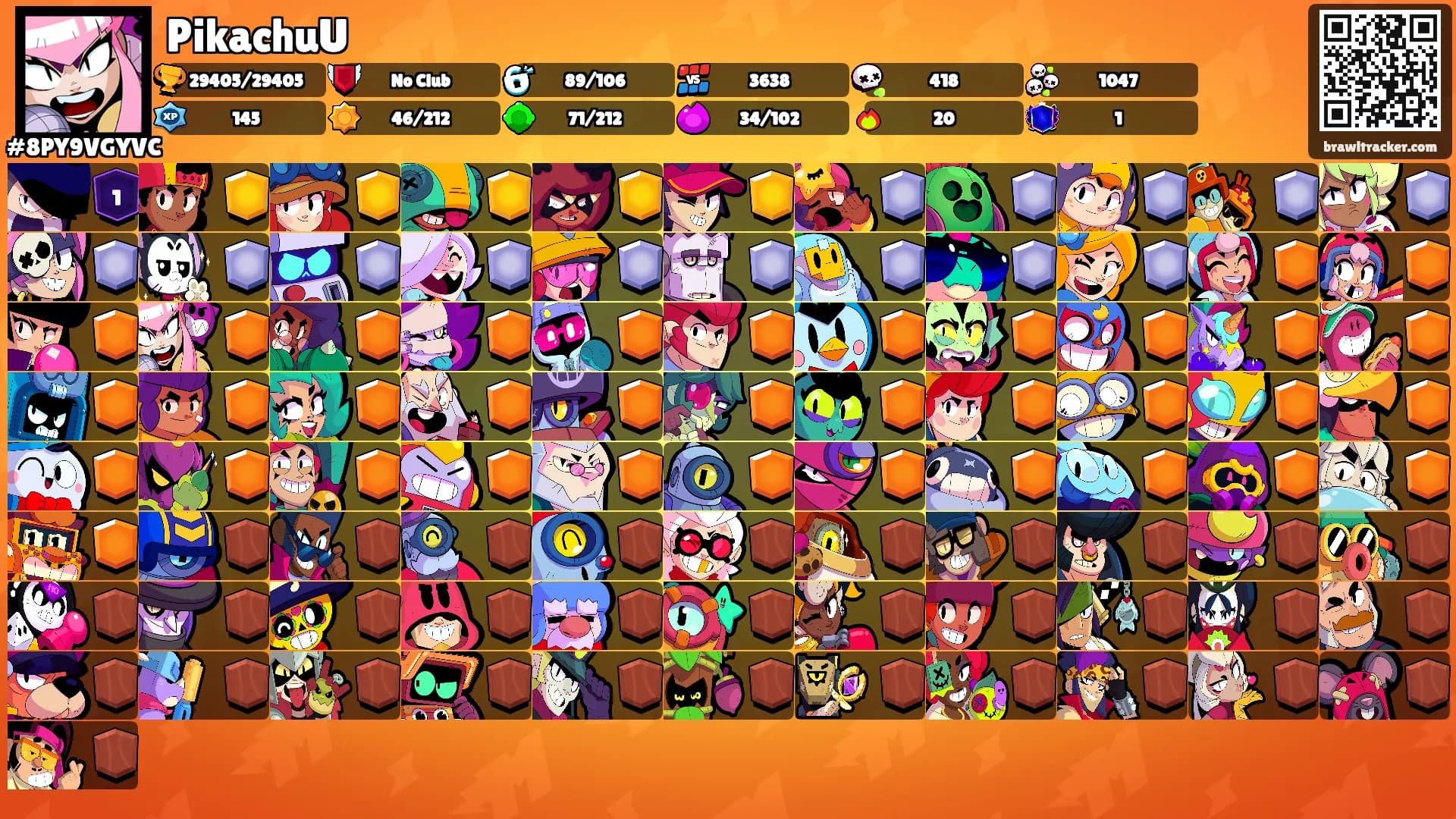 PikachuU's Ranks