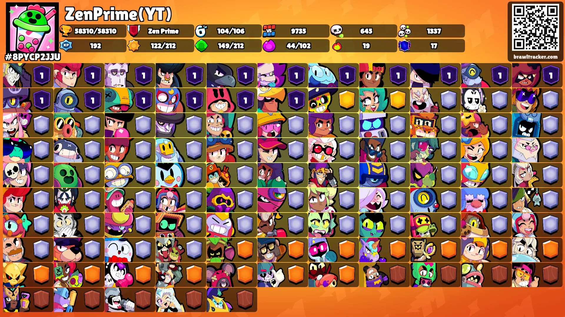 ZenPrime(YT)'s Ranks
