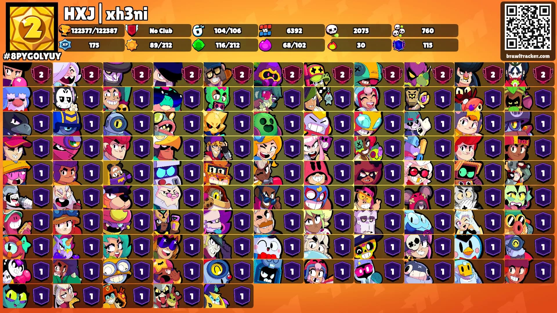 HXJ|xh3ni's Ranks