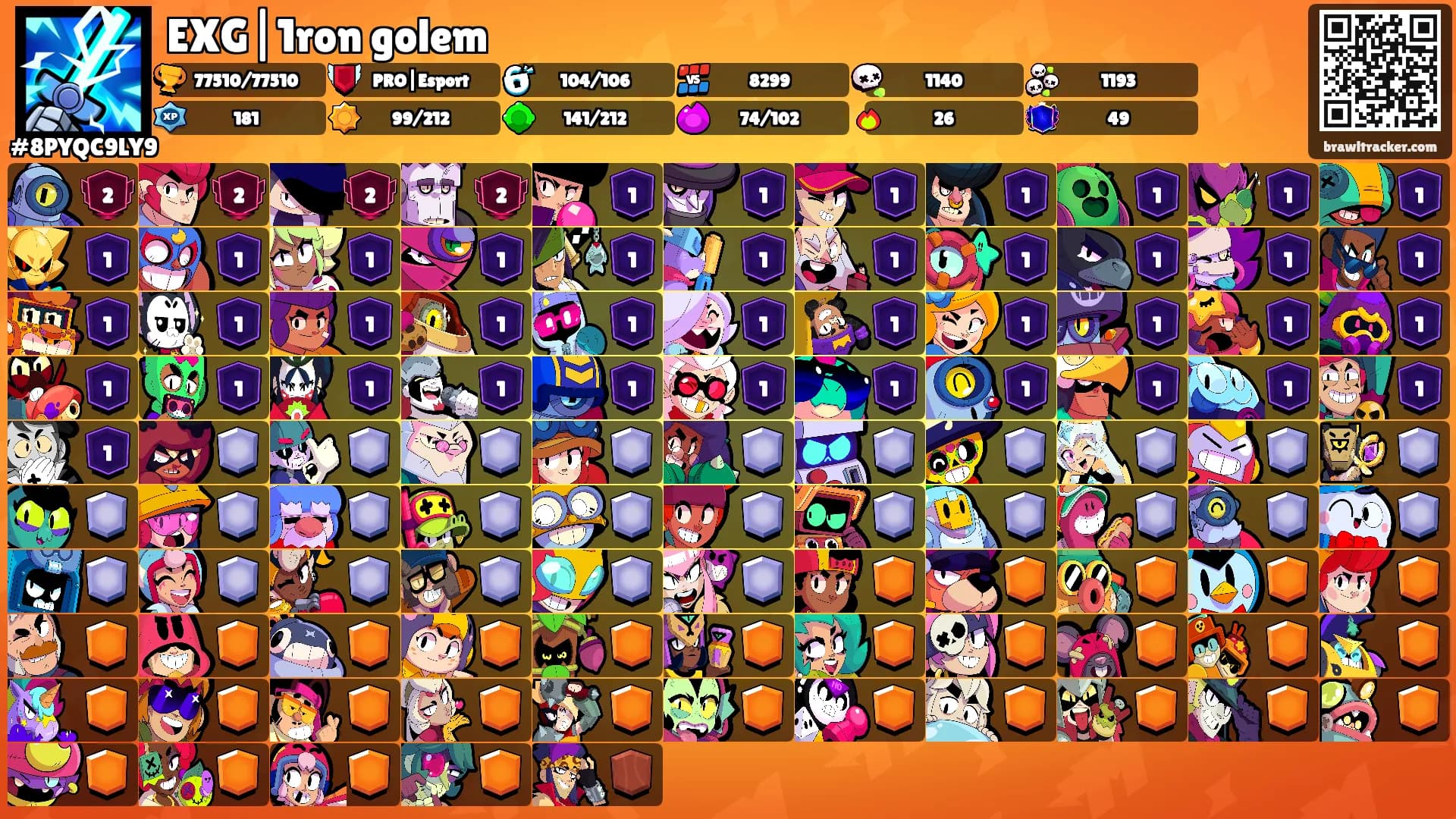 EXG|1ron golem's Ranks