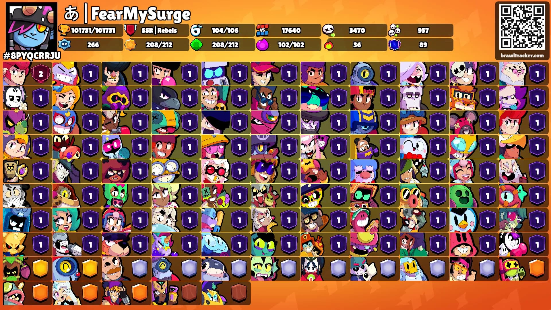 あ|FearMySurge's Ranks