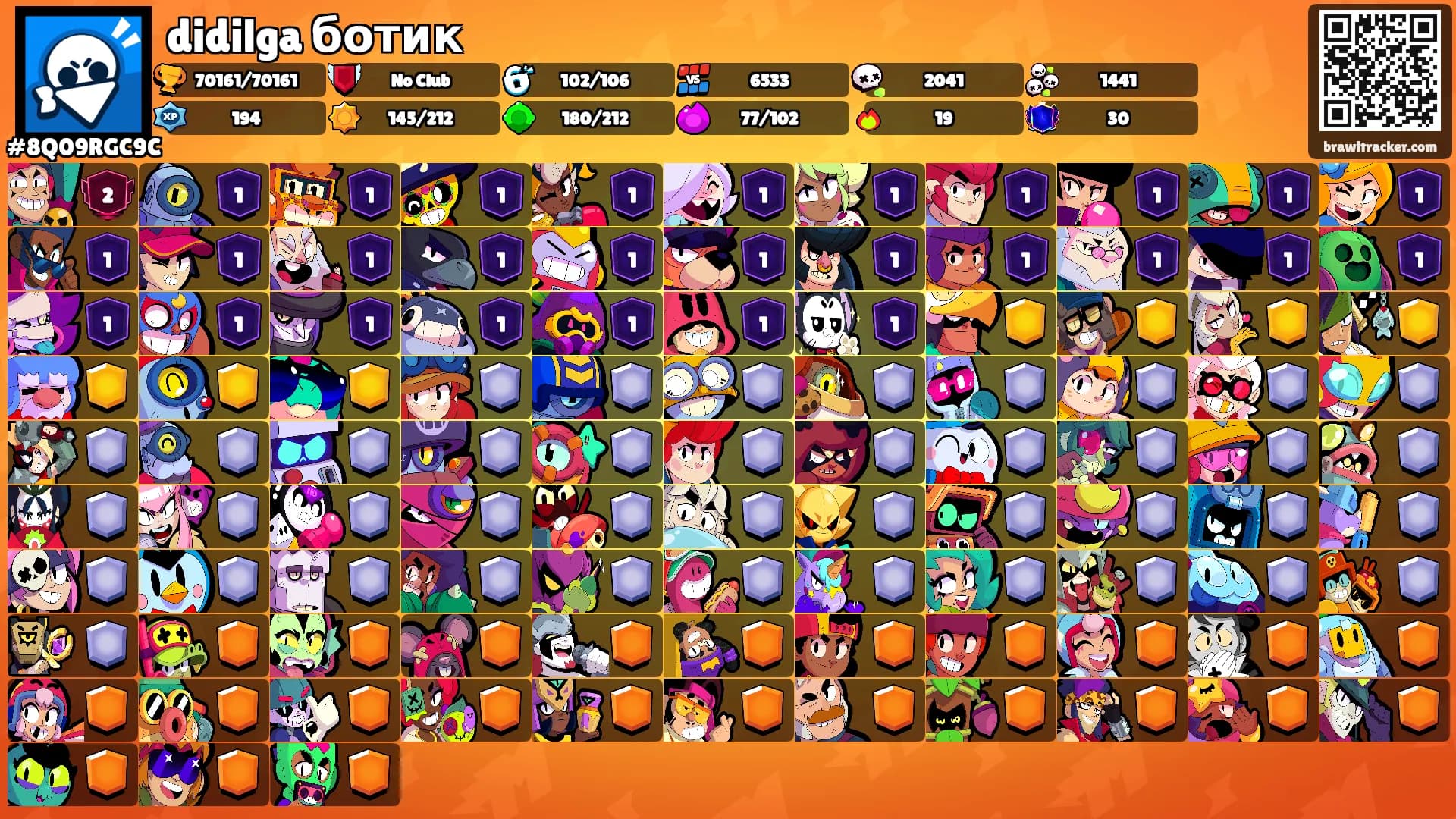 didilga ботик's Ranks