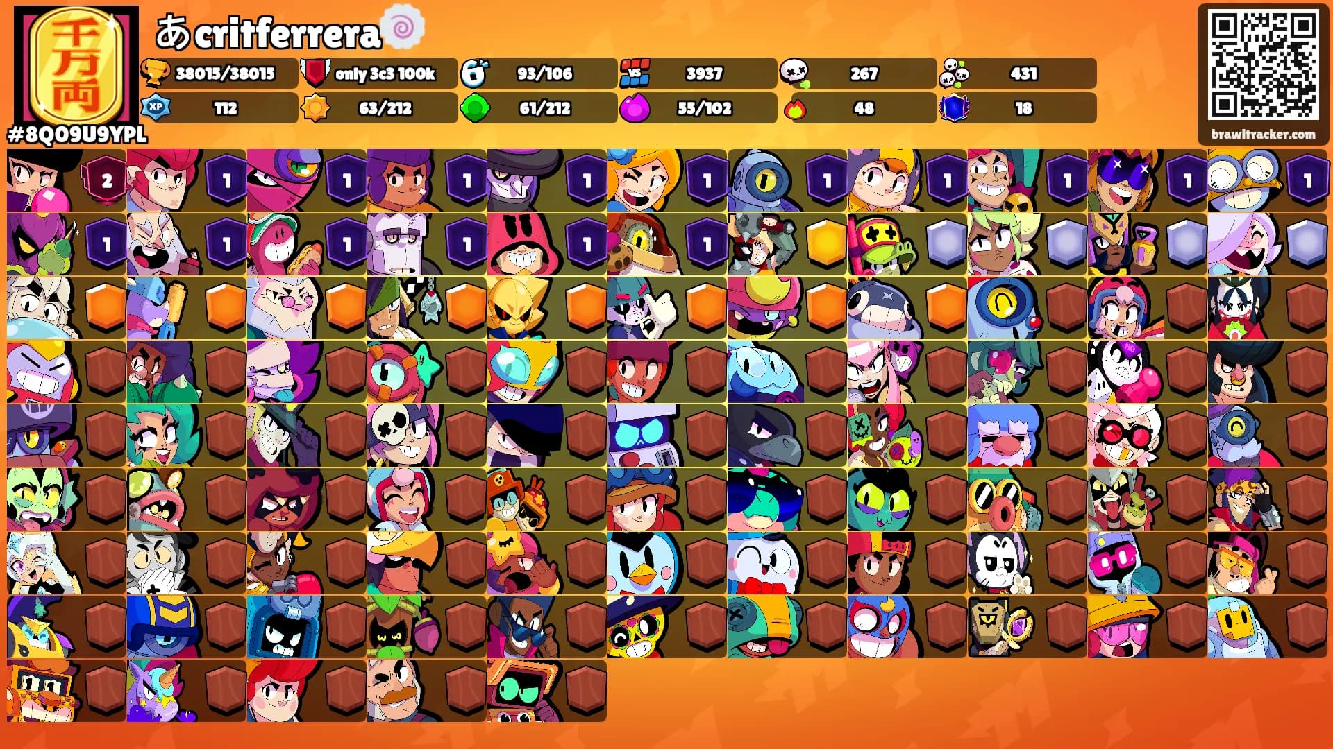 あcritferrera🍥's Ranks