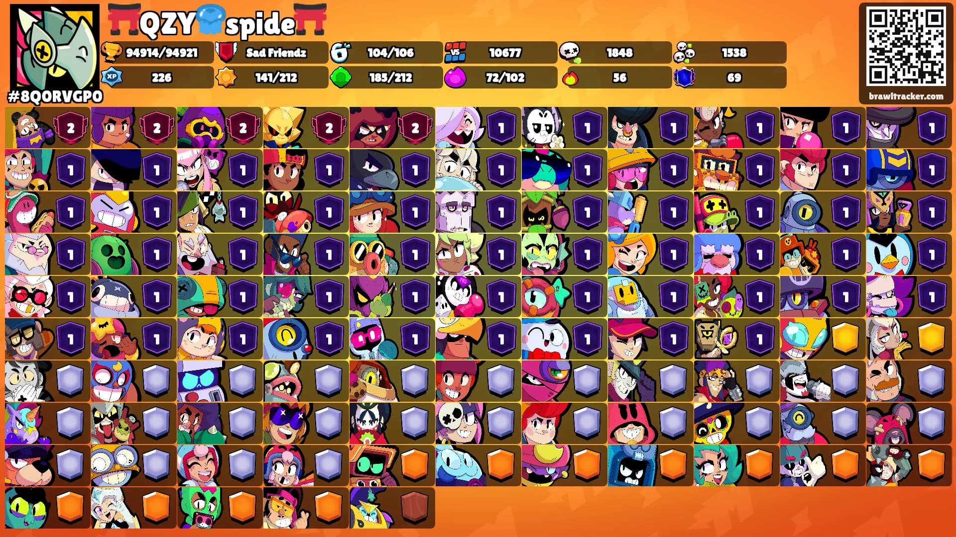 ⛩️QZY🪼spide⛩️'s Ranks