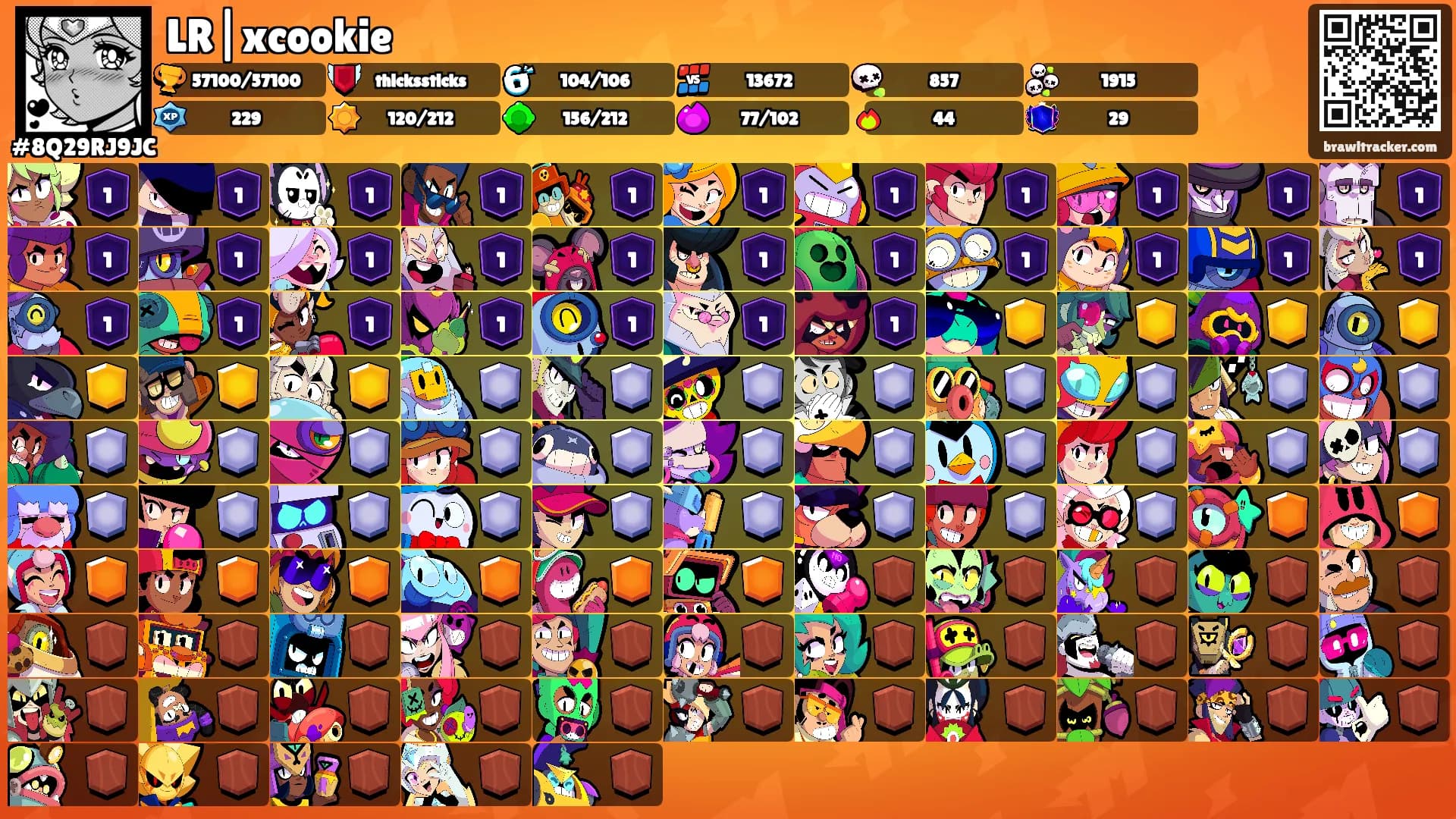 LR|xcookie's Ranks