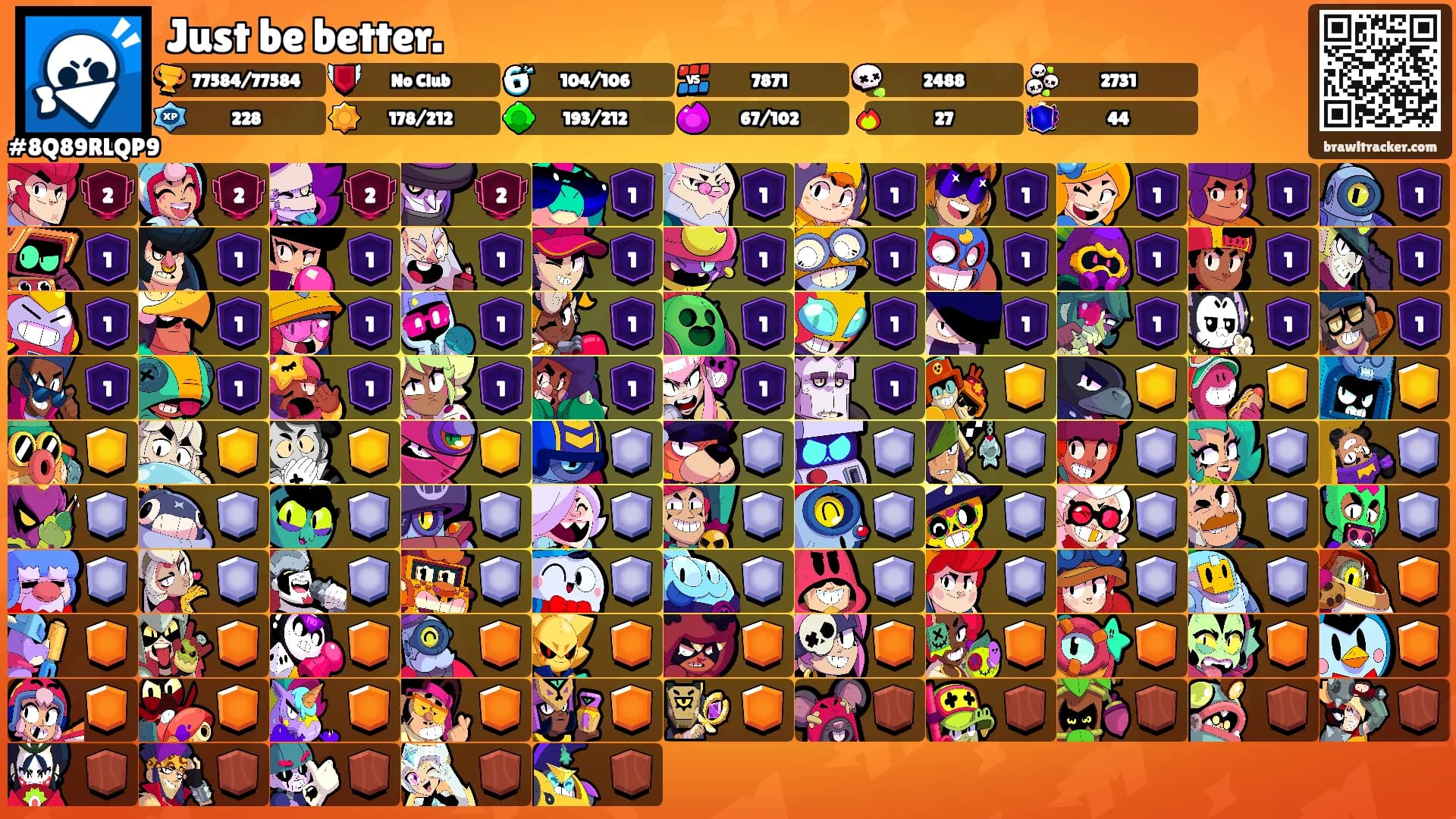 Just be better.'s Ranks