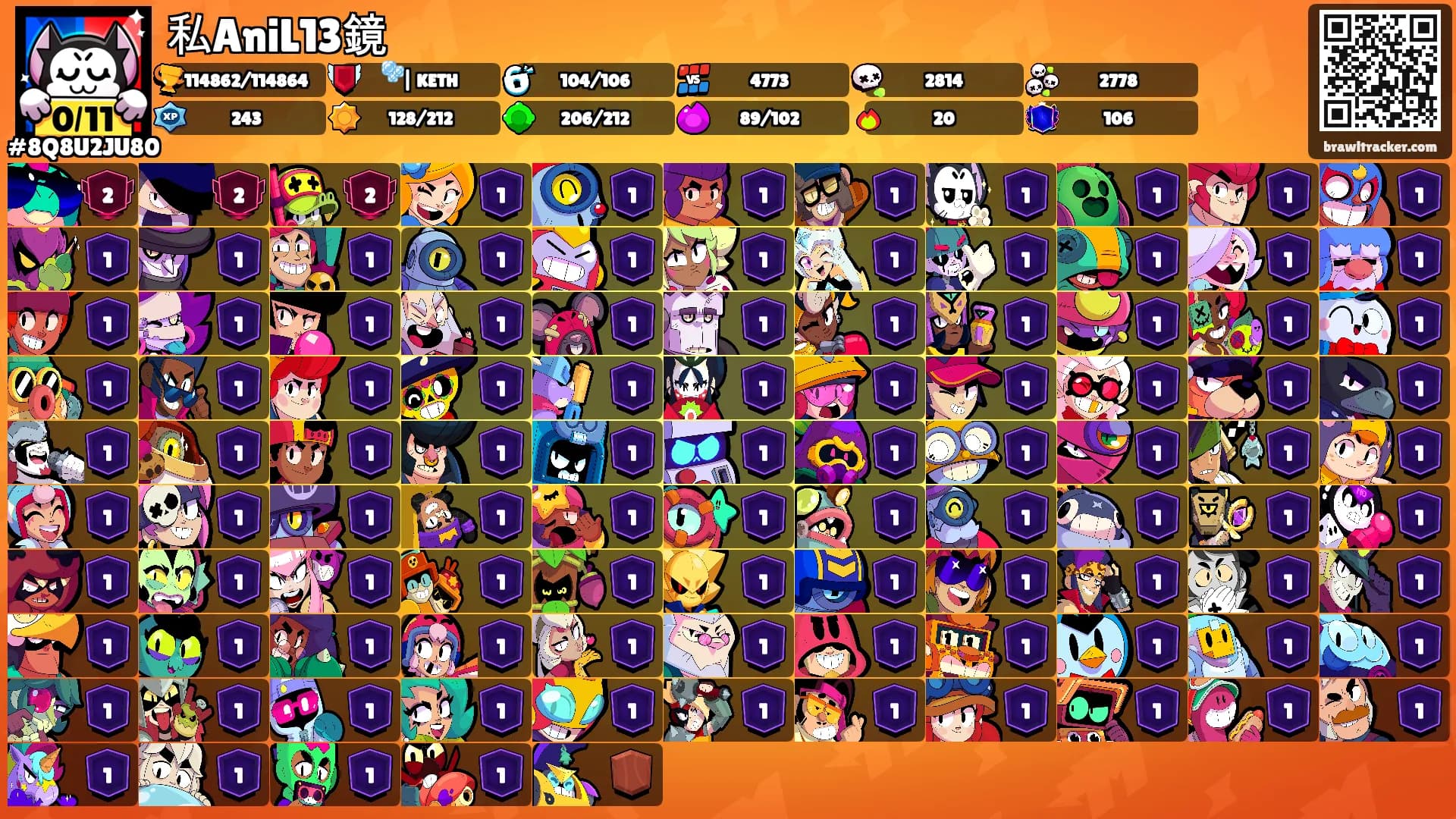 私AniL13鏡's Ranks