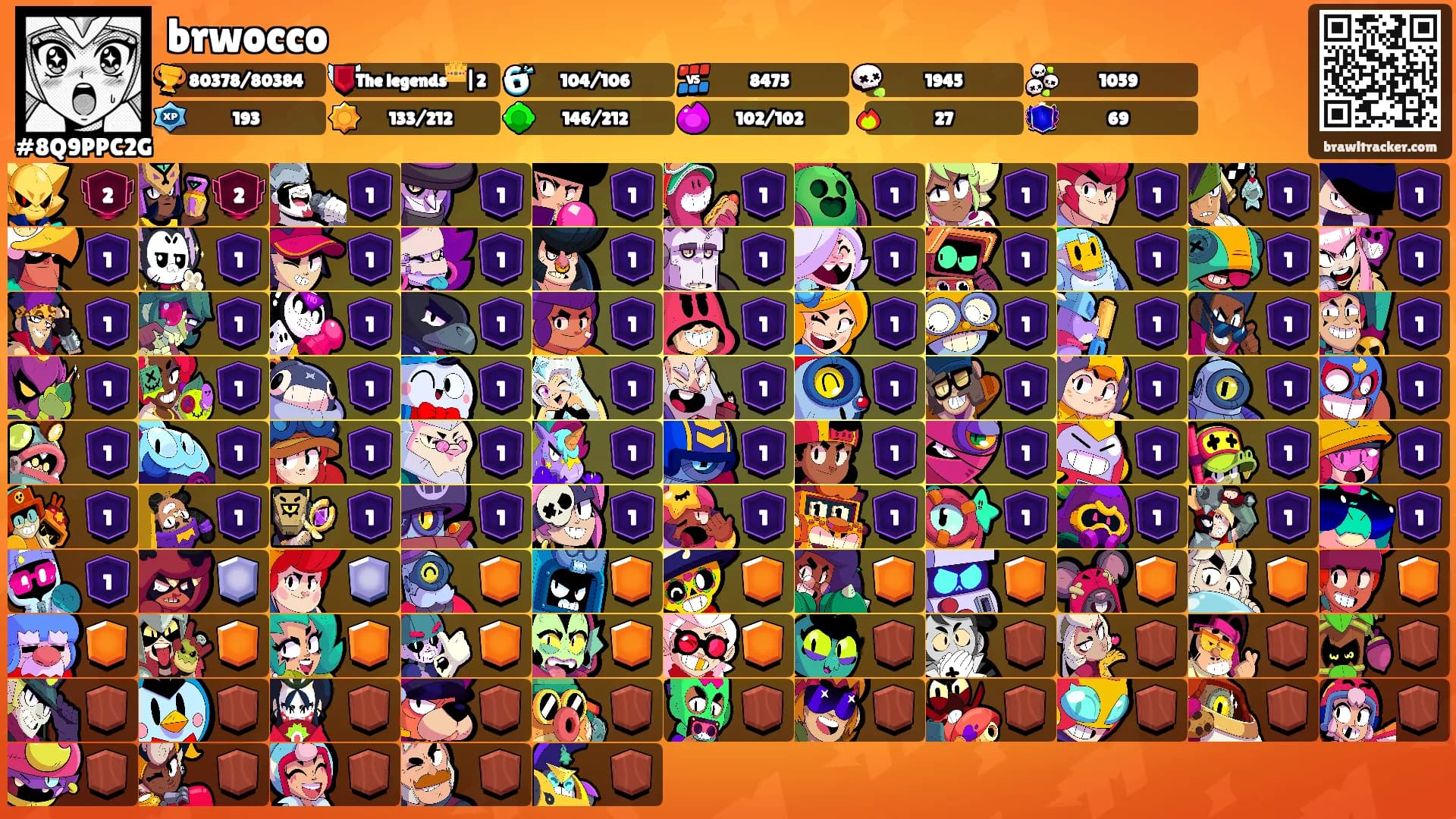 brwocco's Ranks