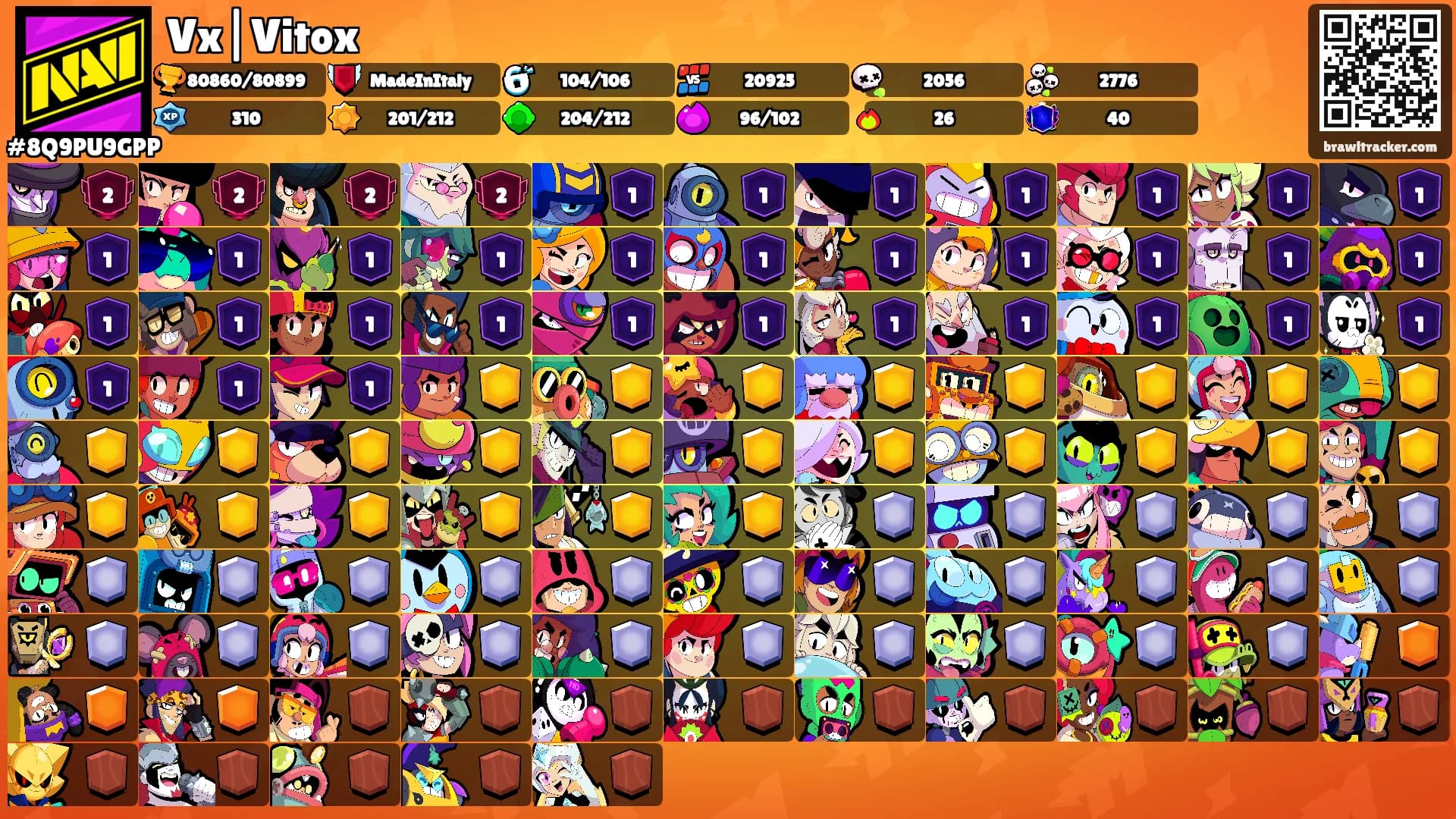 Vx|Vitox's Ranks