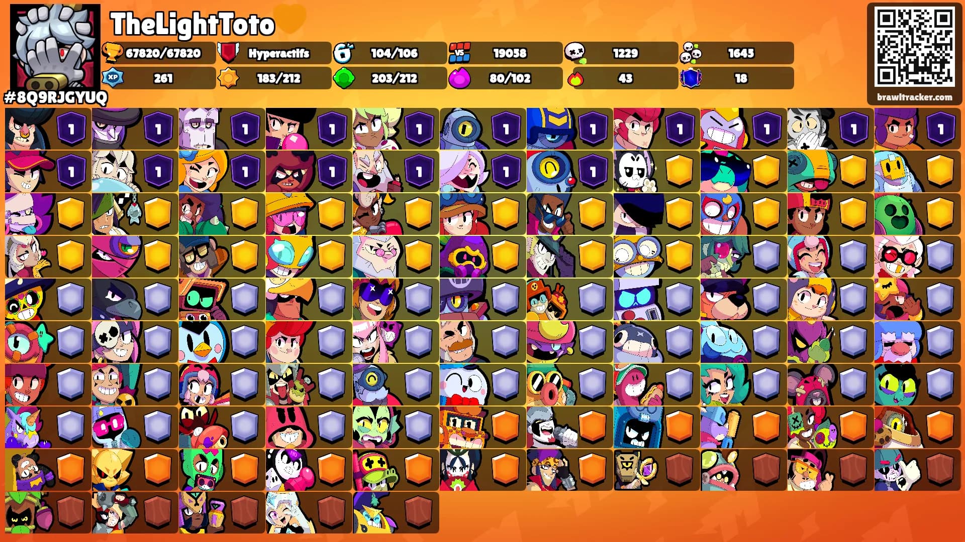 TheLightToto🧡's Ranks