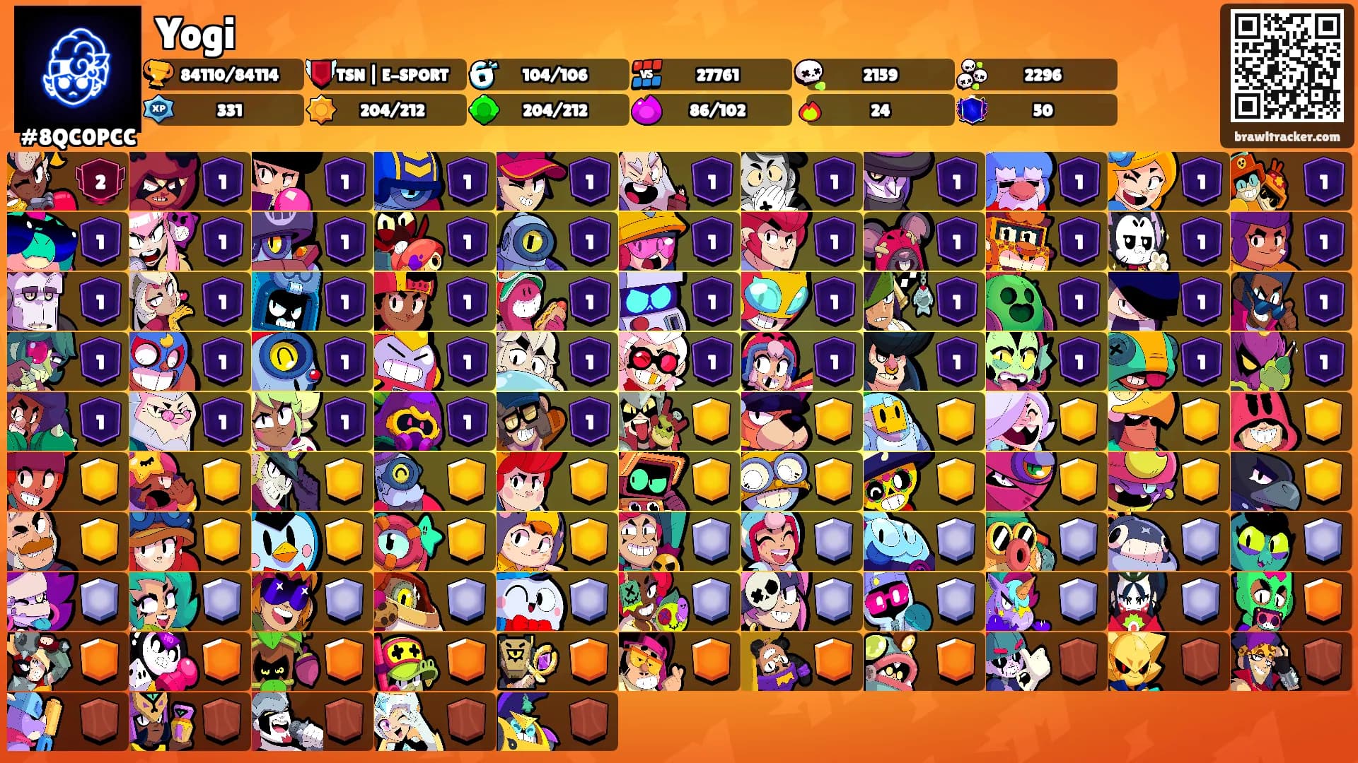 Yogi's Ranks