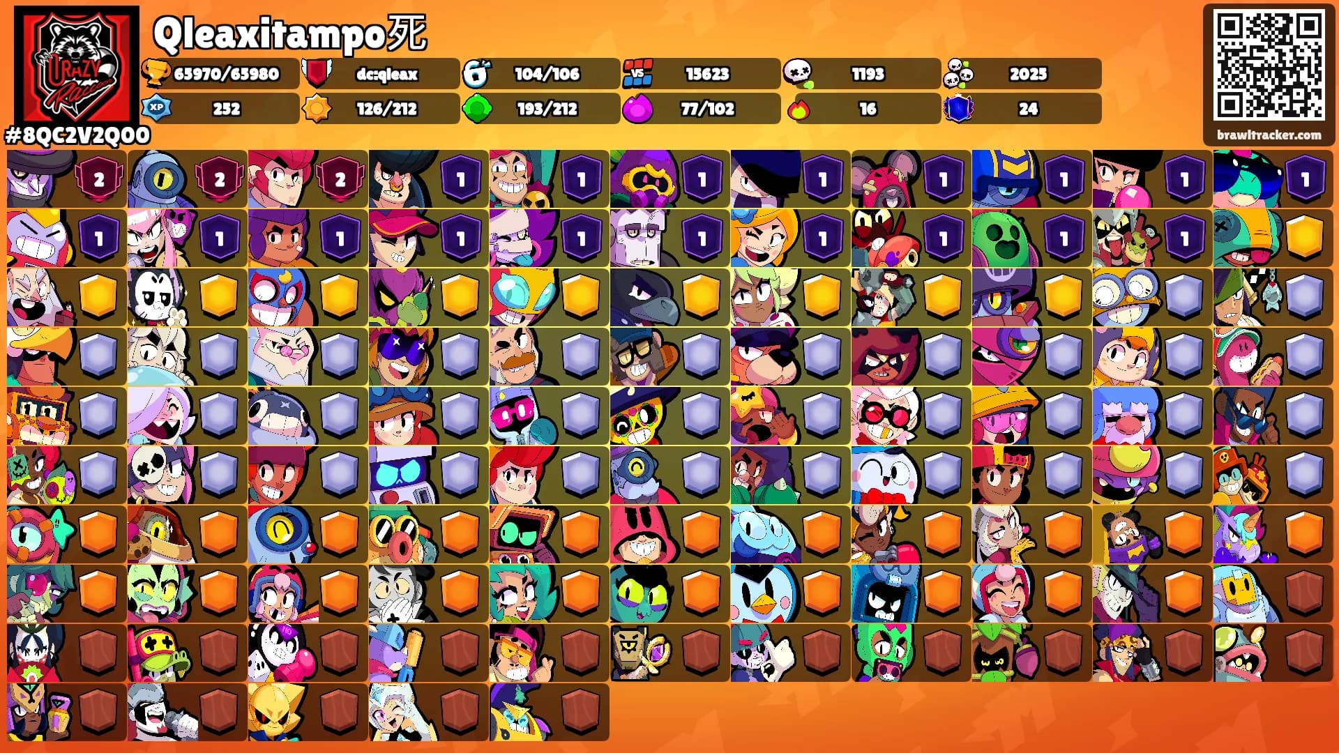 Qleaxitampo死's Ranks