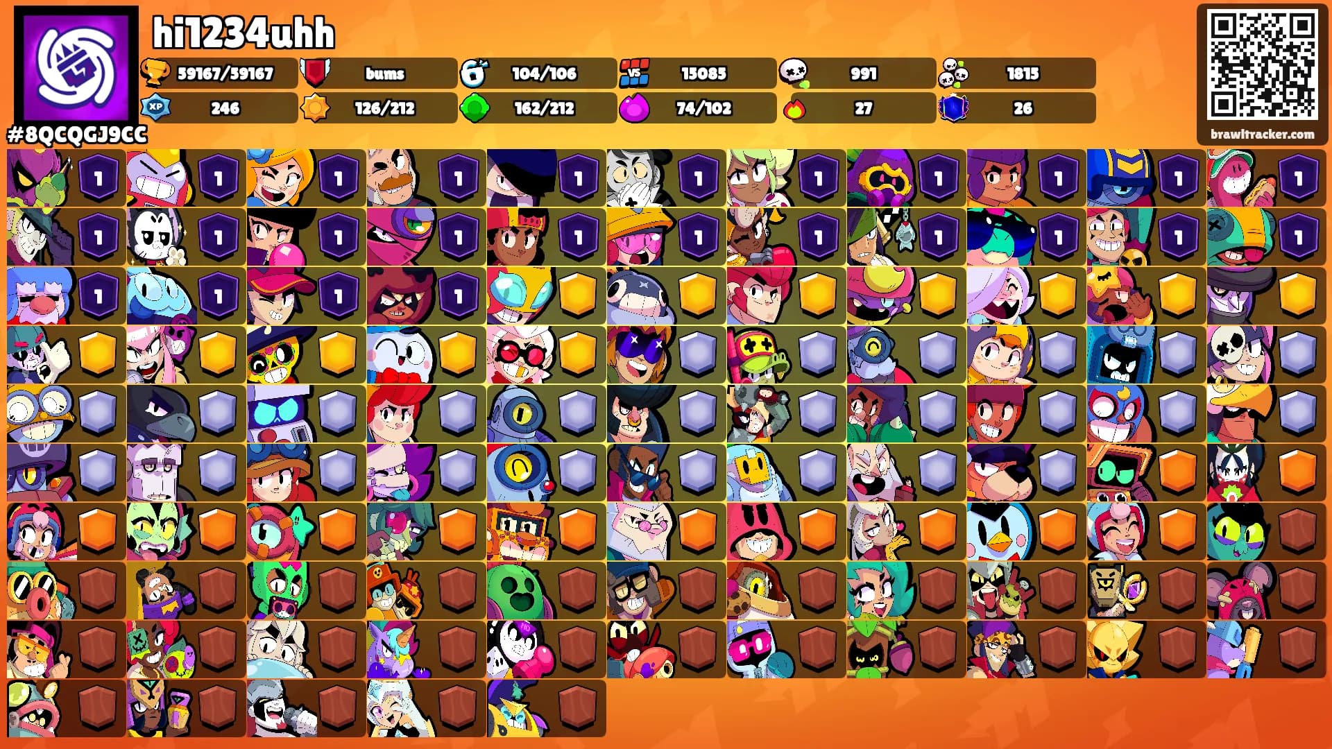 hi1234uhh's Ranks