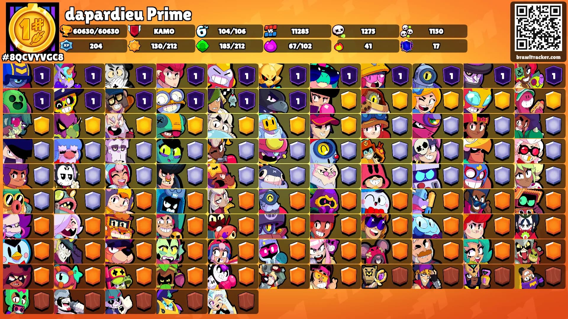 dapardieu Prime's Ranks