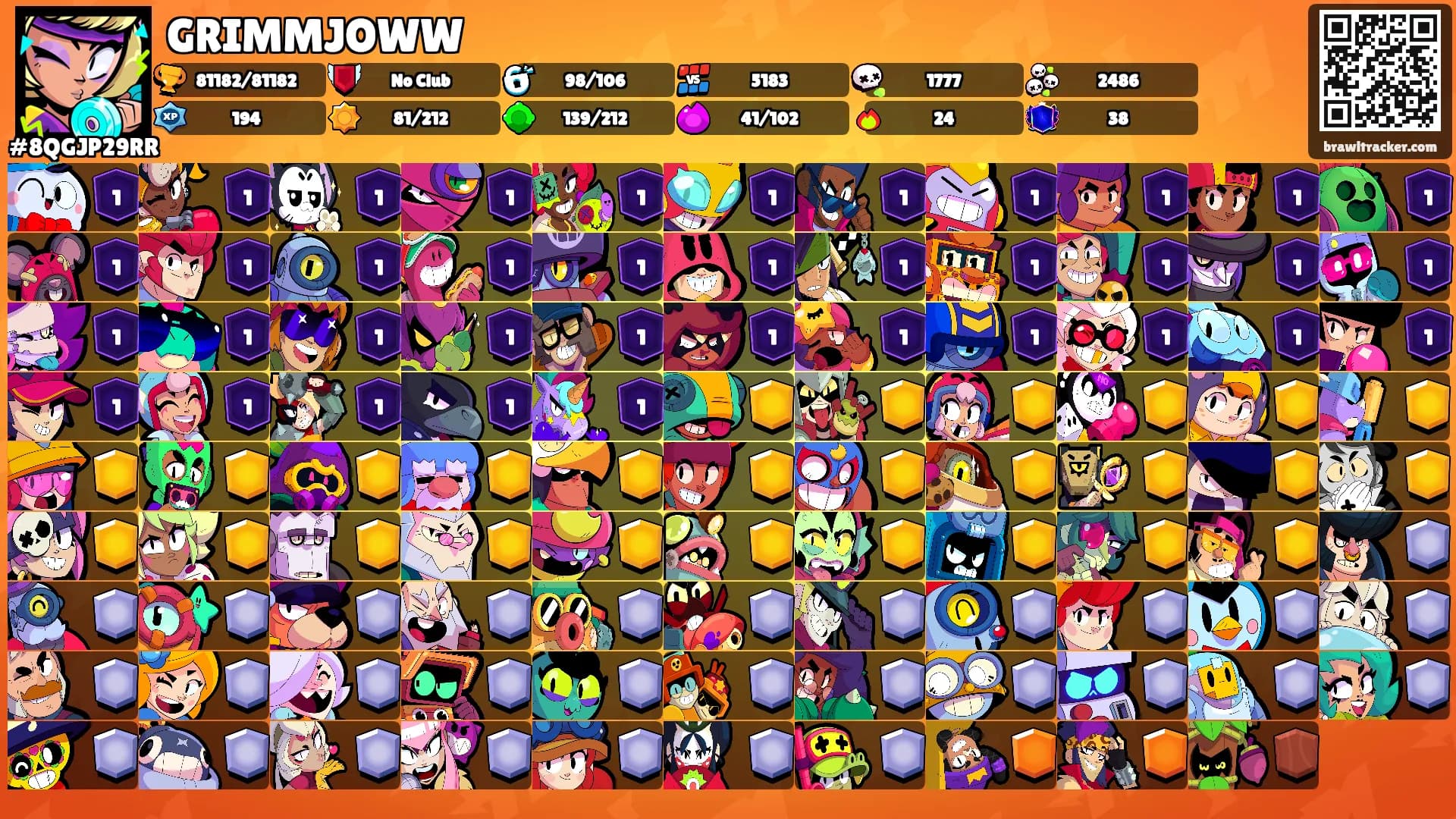 GRIMMJOWW's Ranks