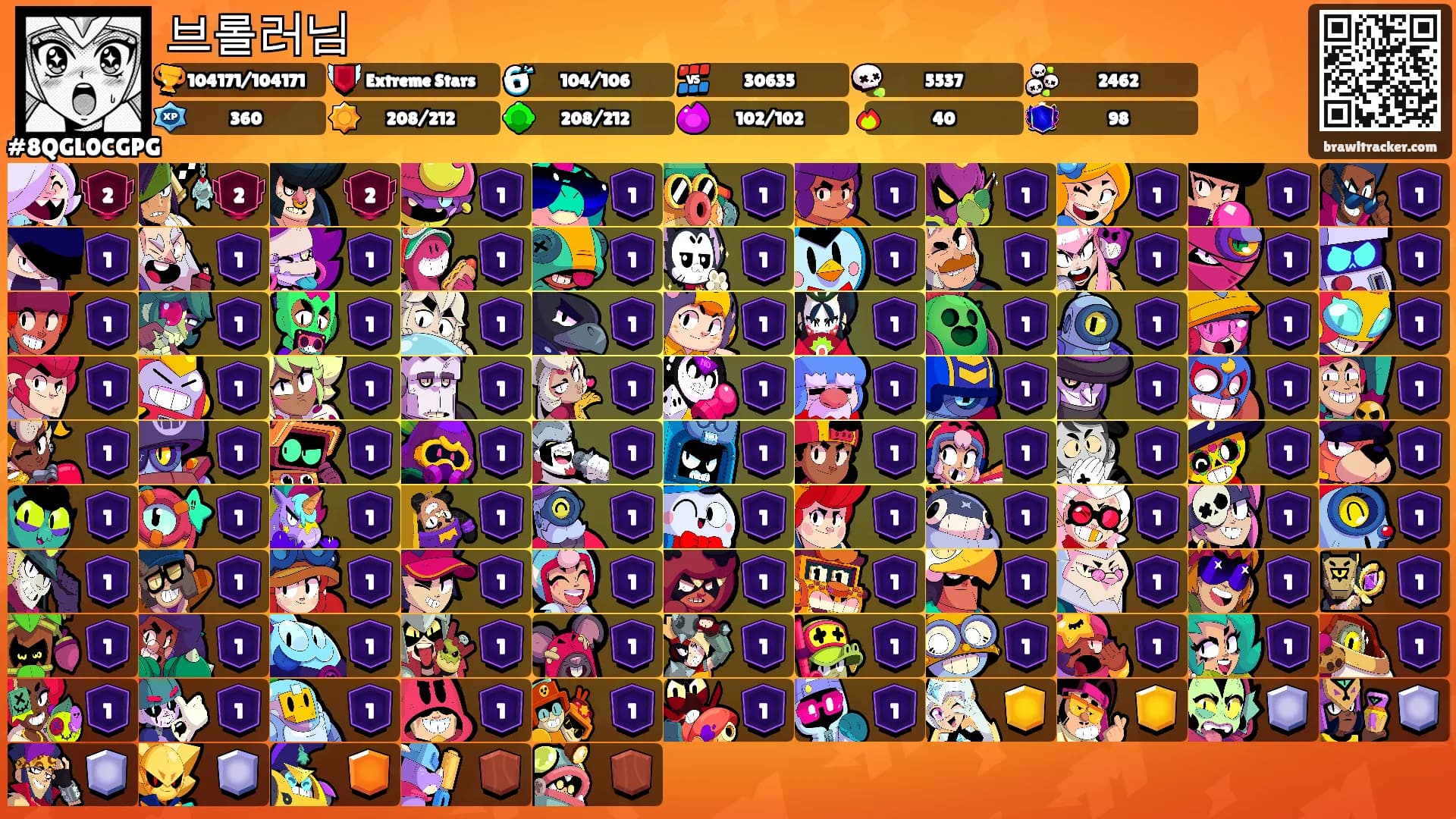 브롤러님's Ranks