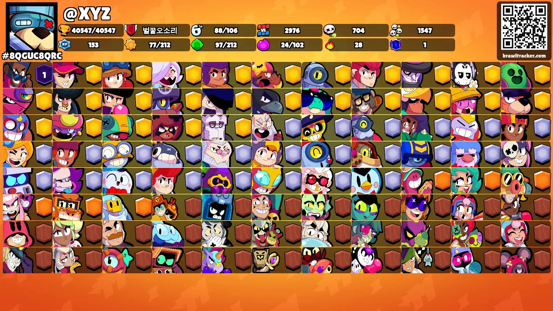 @XYZ's Ranks