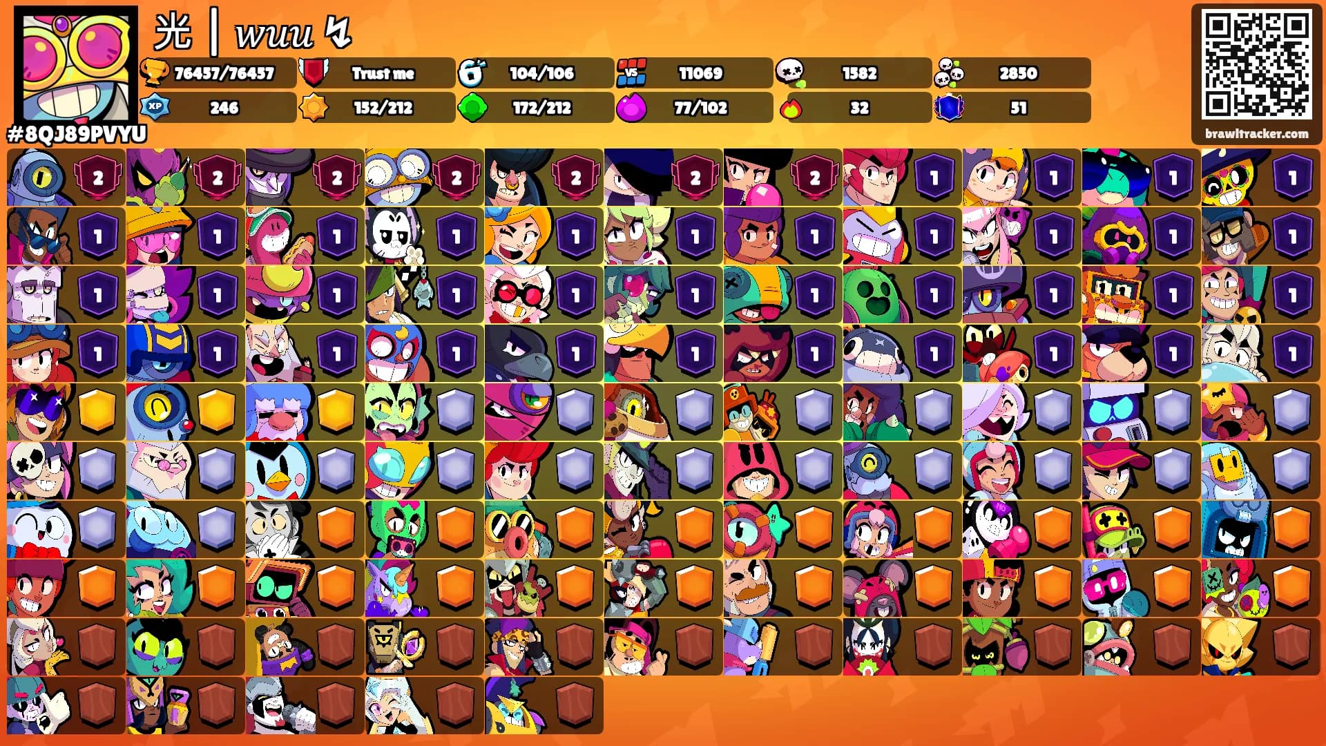 光 | 𝑤𝑢𝑢 ↯'s Ranks