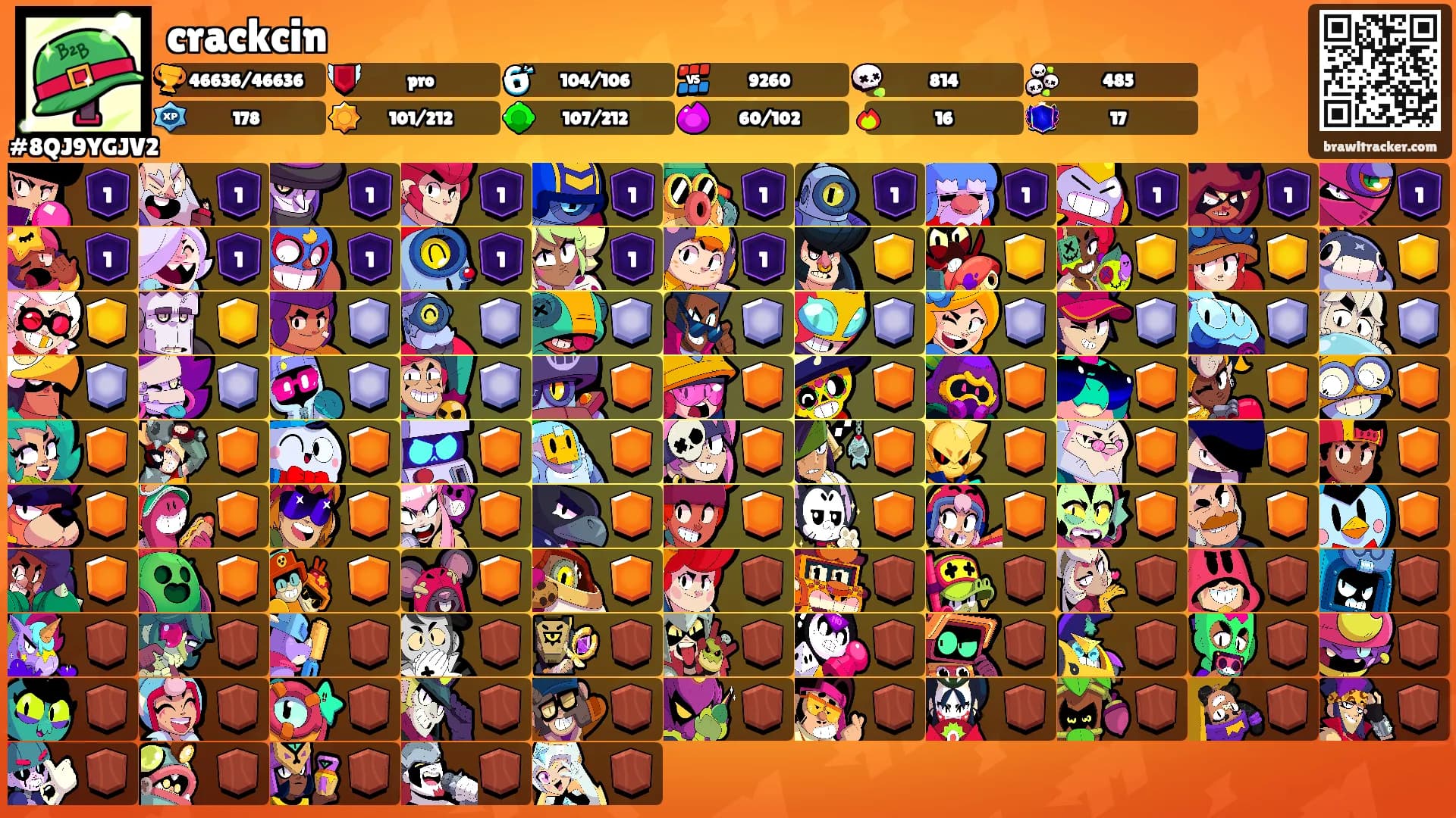 crackcin's Ranks