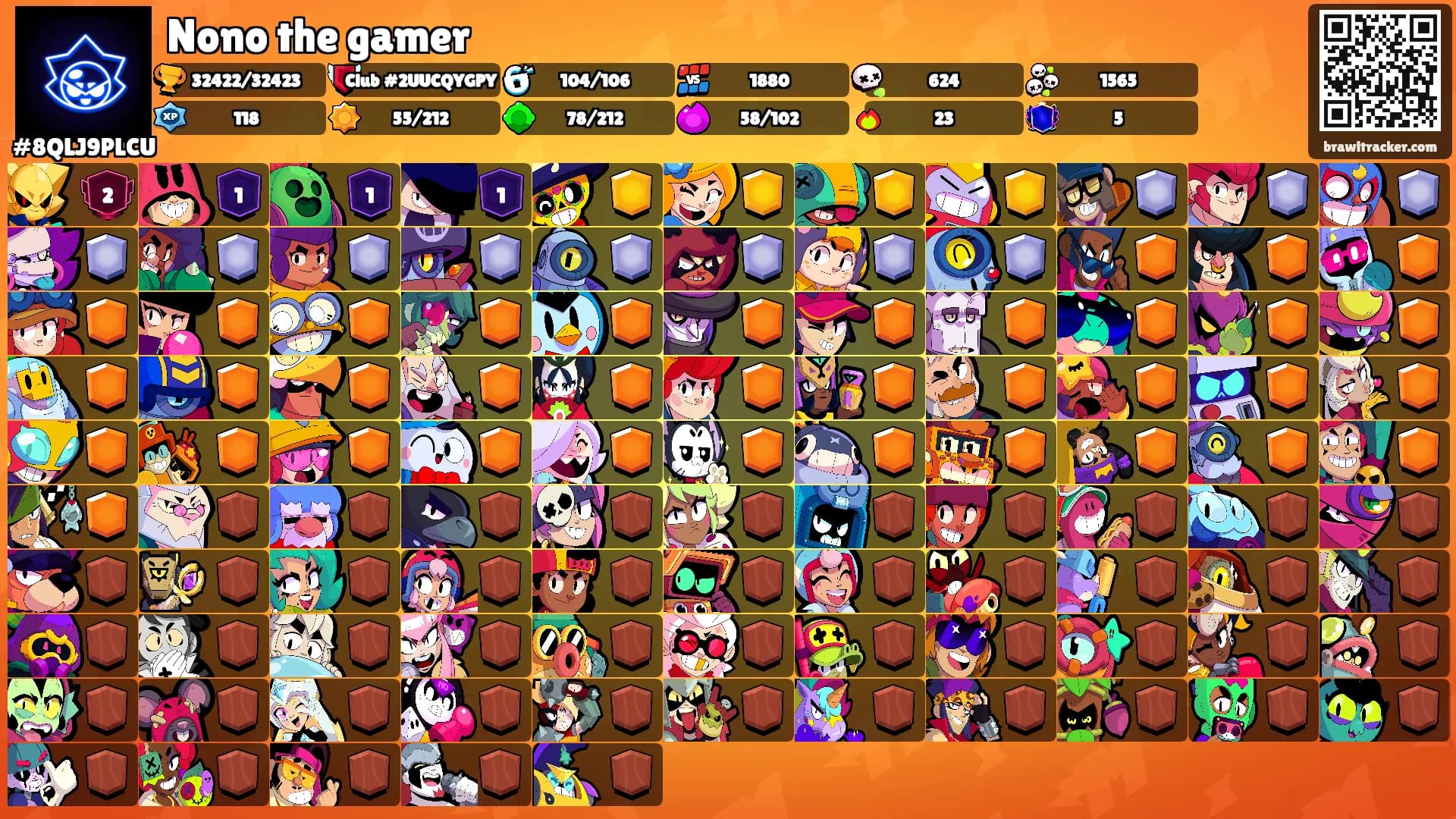 Nono the gamer's Ranks