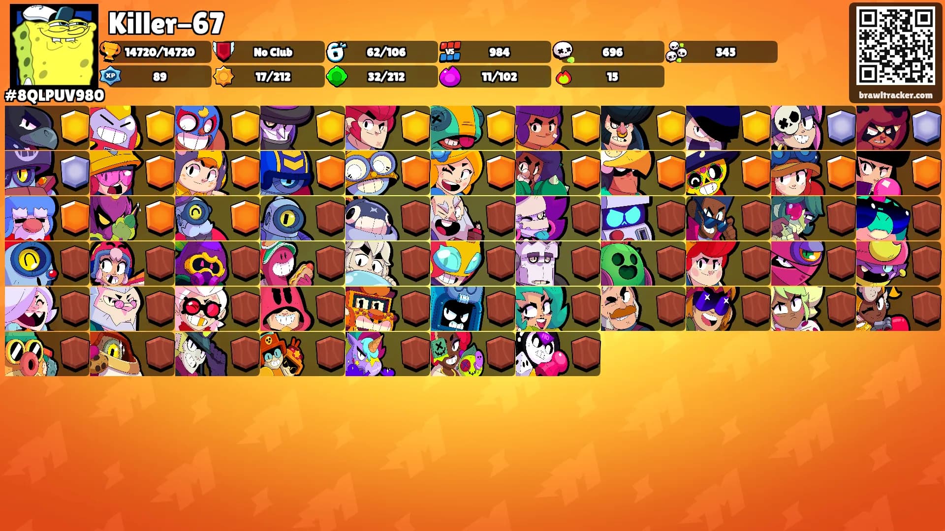 Killer-67's Ranks