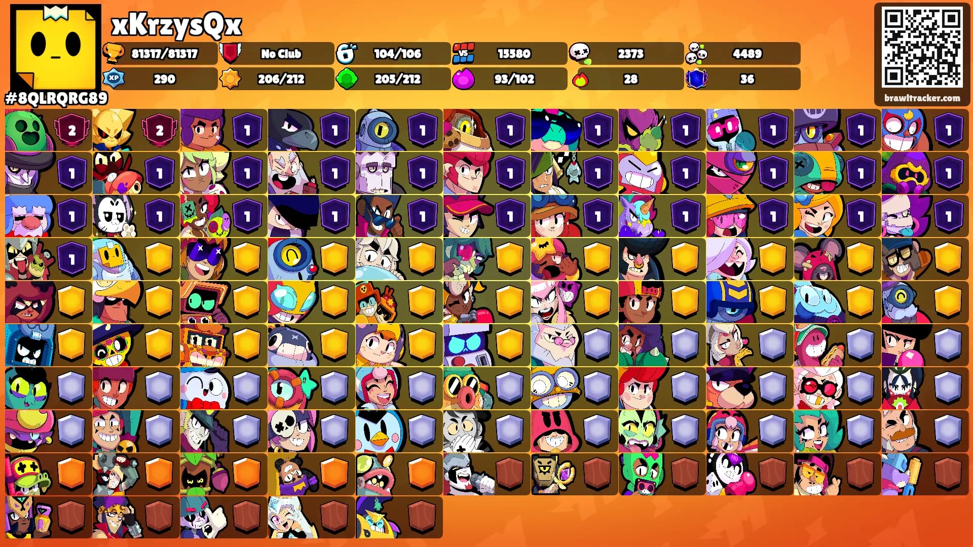 xKrzysQx's Ranks