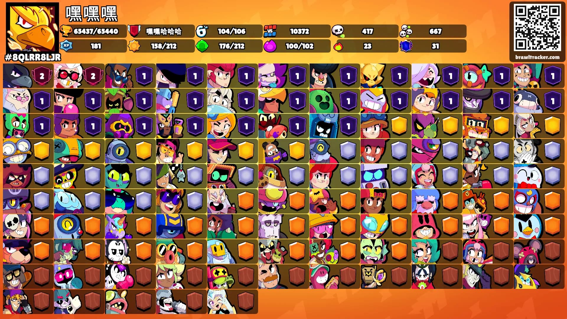 嘿嘿嘿's Ranks