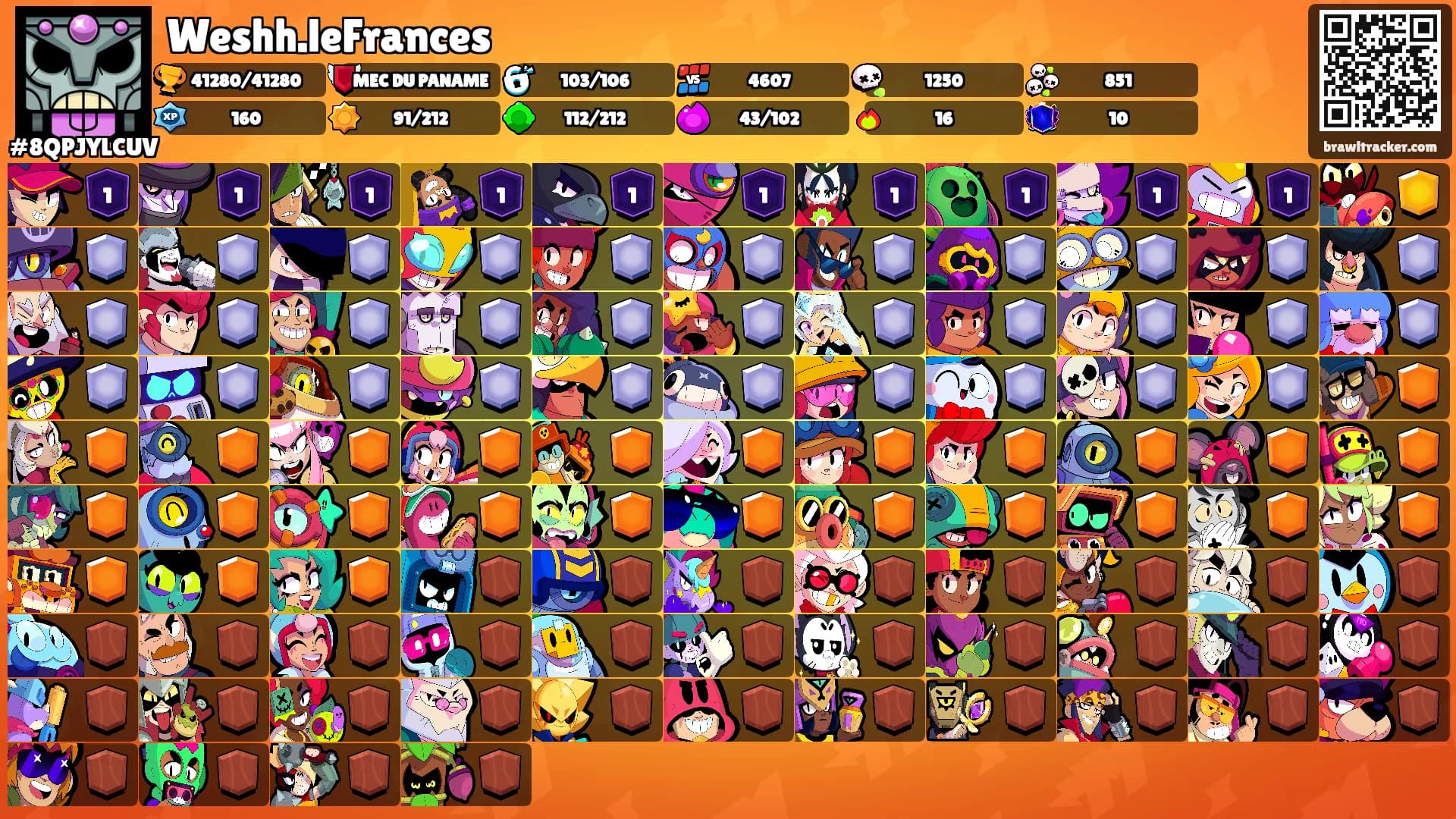 Weshh.leFrances's Ranks