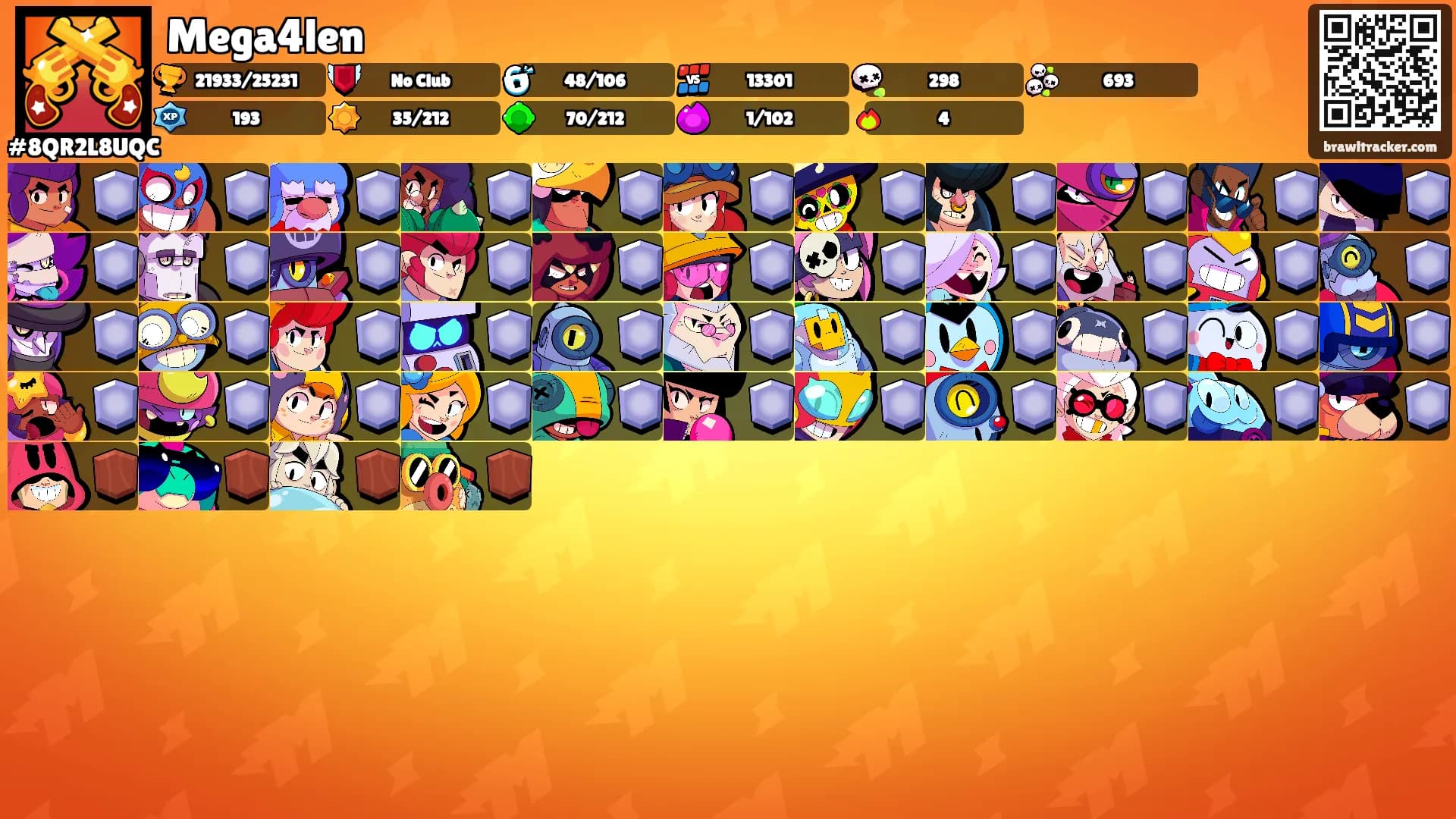 Mega4len's Ranks