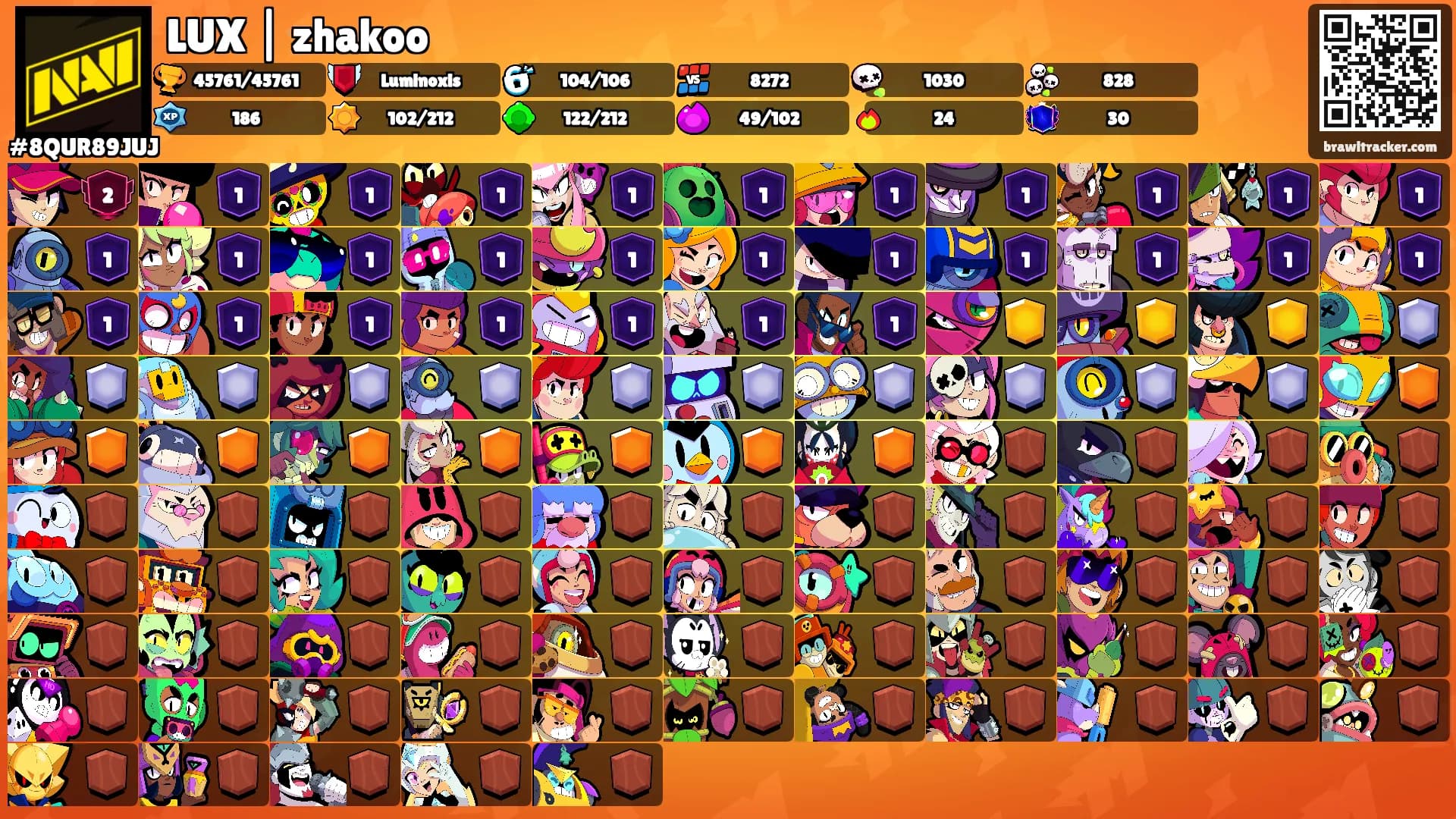 LUX | zhakoo's Ranks