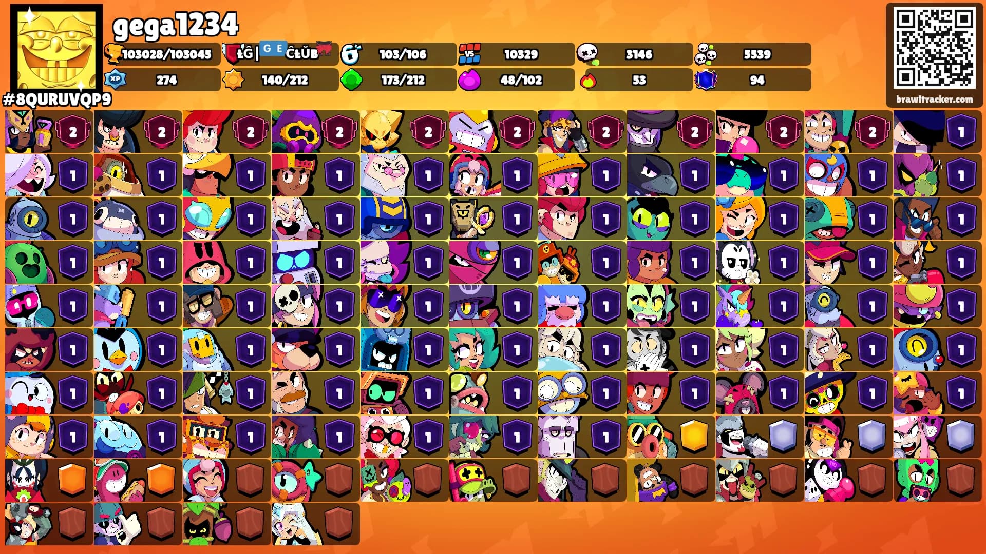 gega1234's Ranks