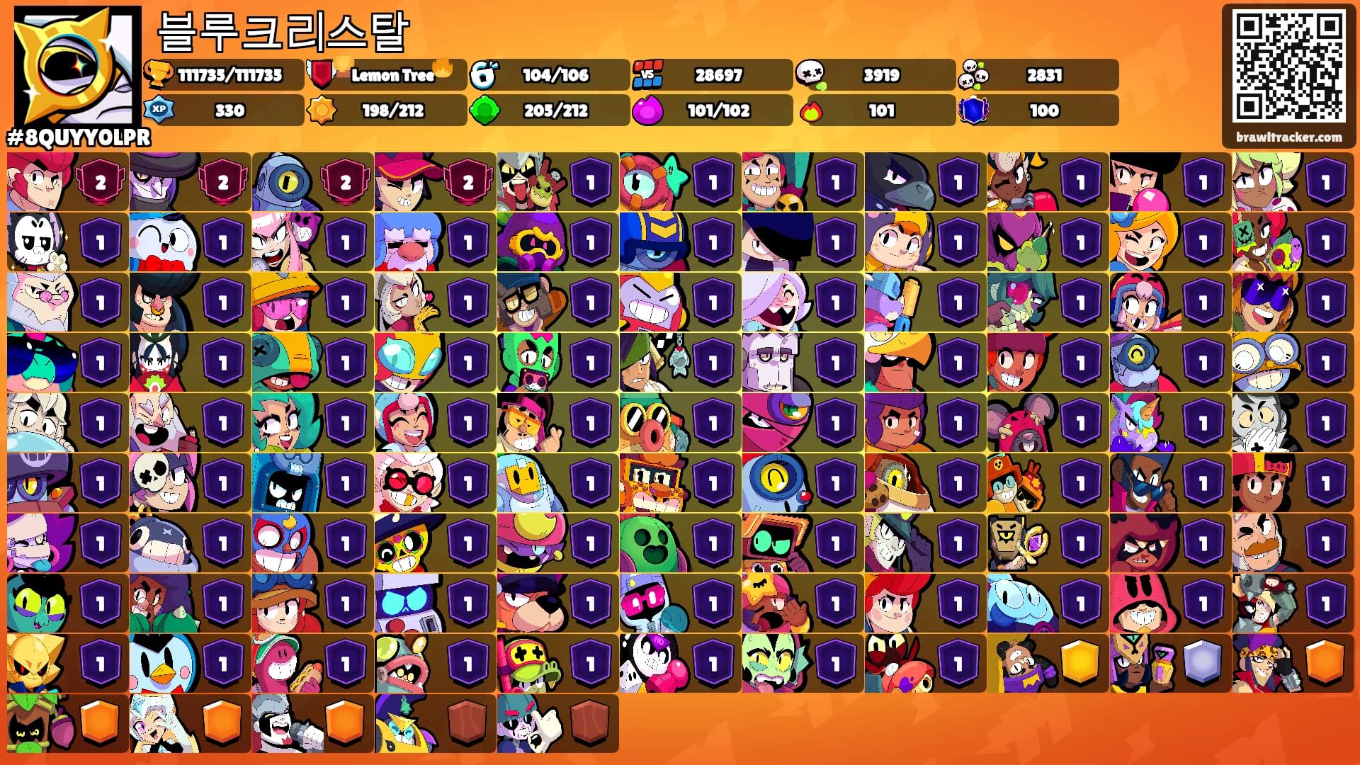 블루크리스탈's Ranks