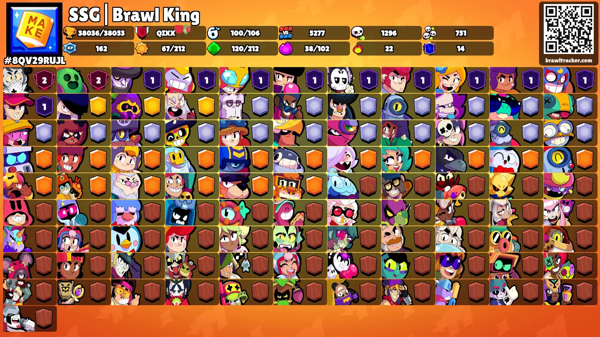 SSG|Brawl King⛩'s Ranks