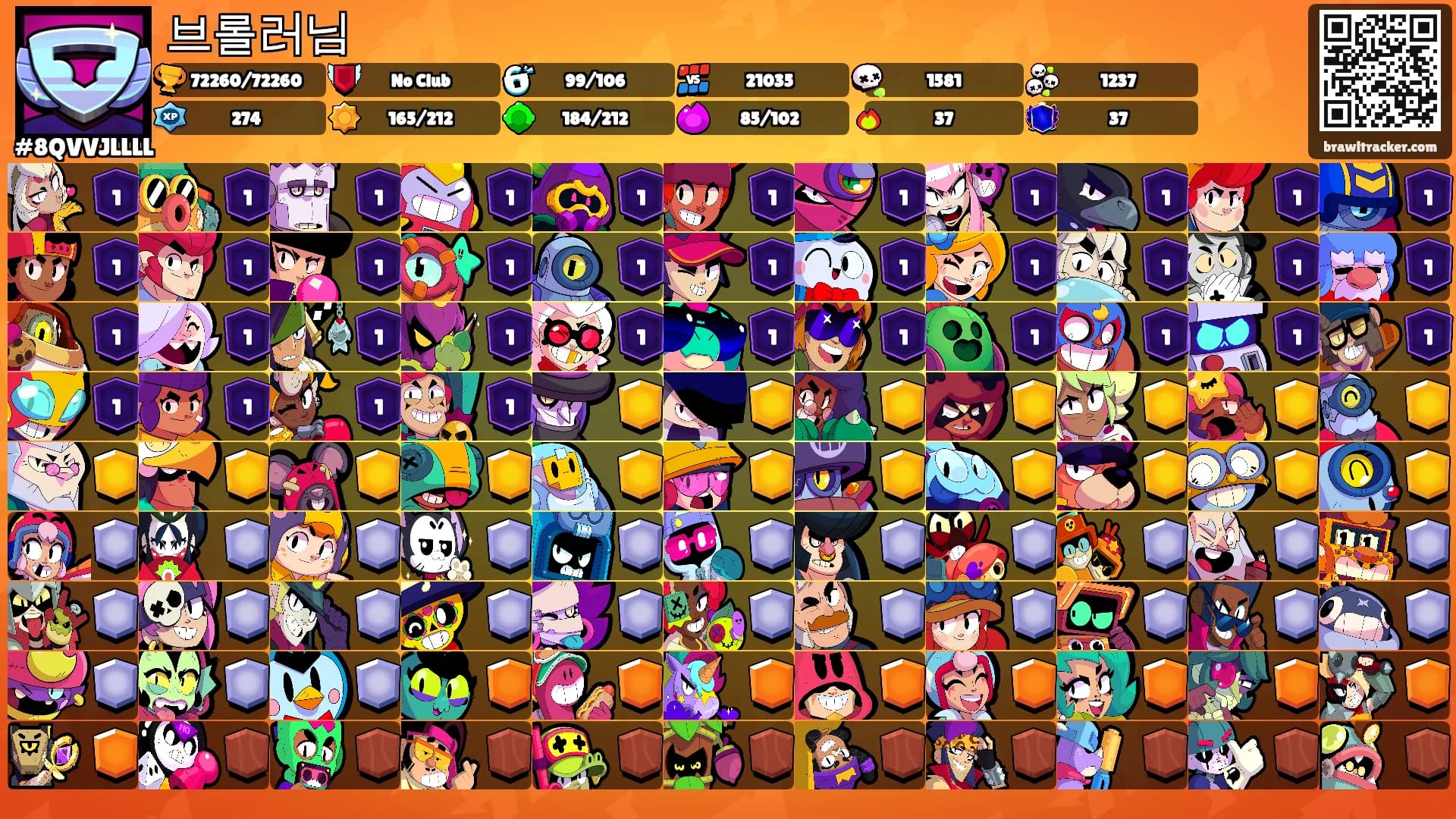 브롤러님's Ranks