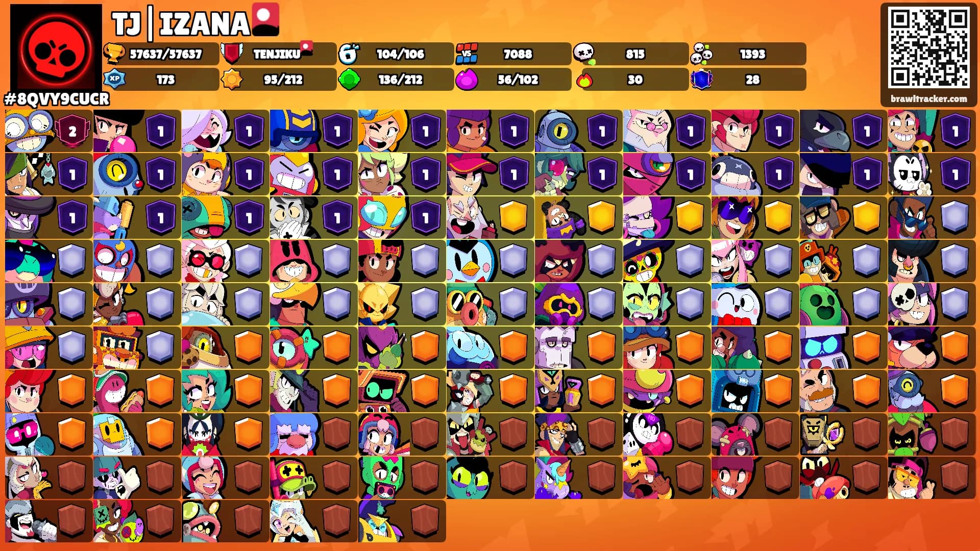 TJ|IZANA🎴's Ranks