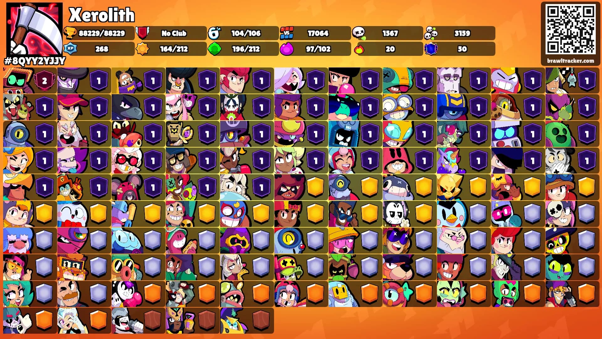 Xerolith's Ranks