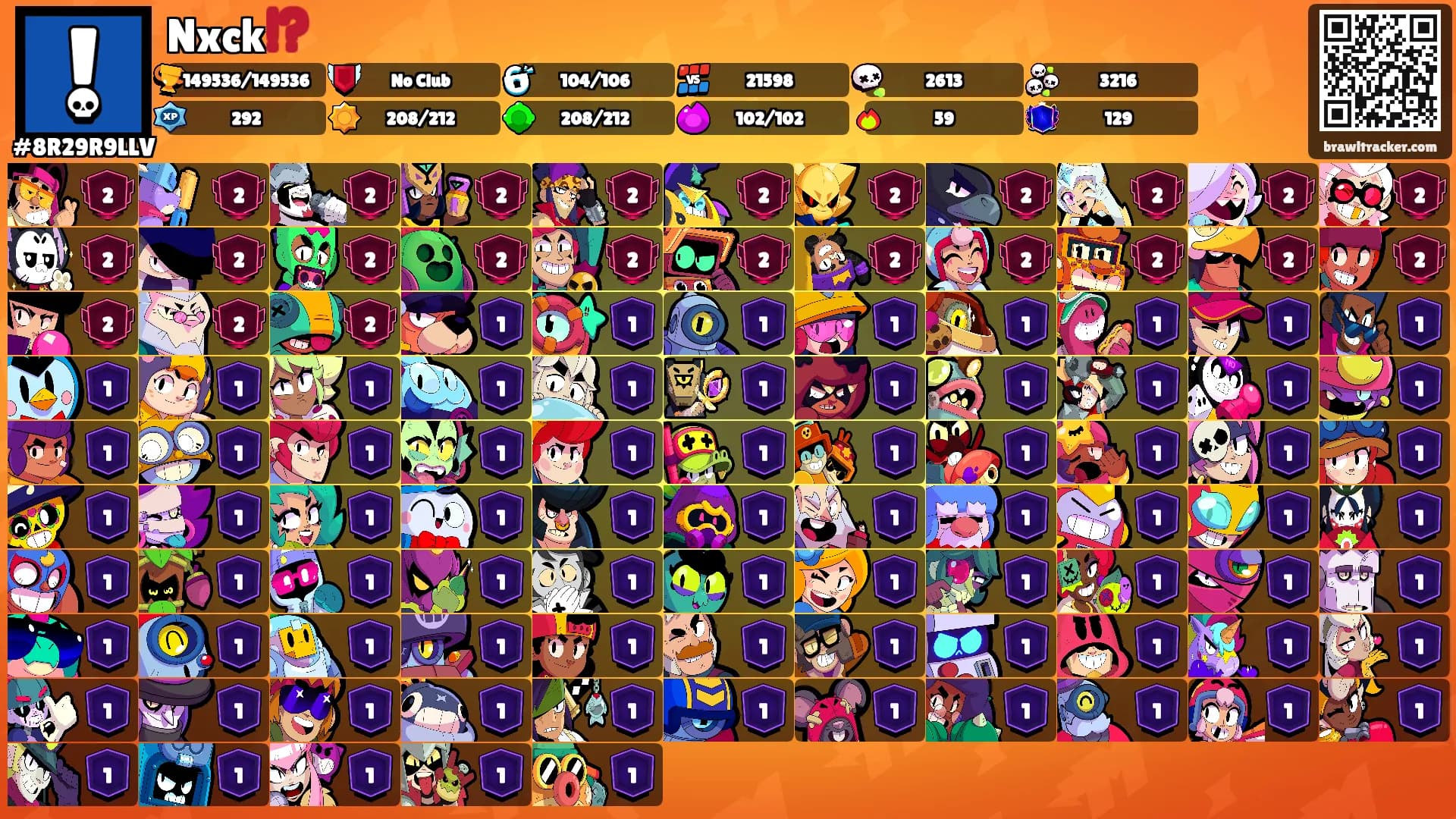 Nxck⁉️'s Ranks