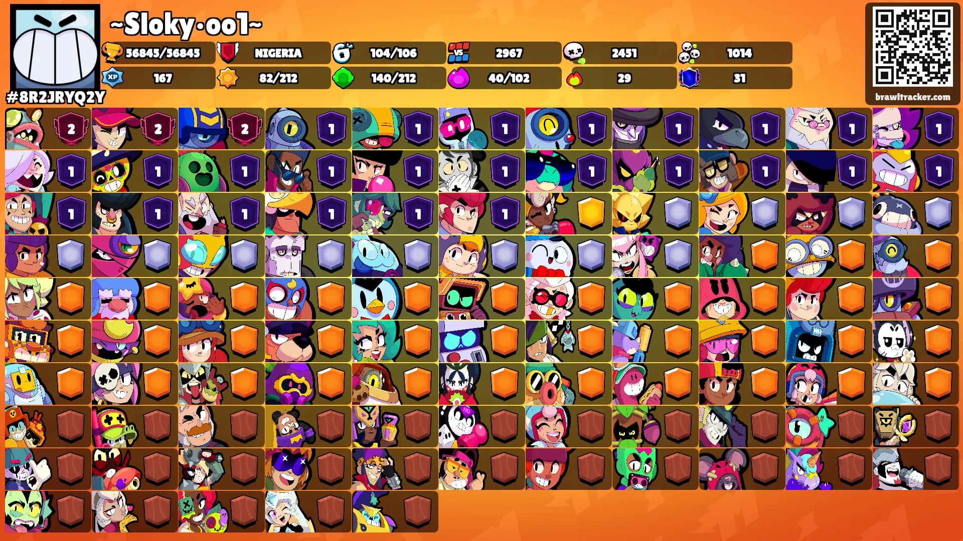 ~Sloky•oo1~'s Ranks