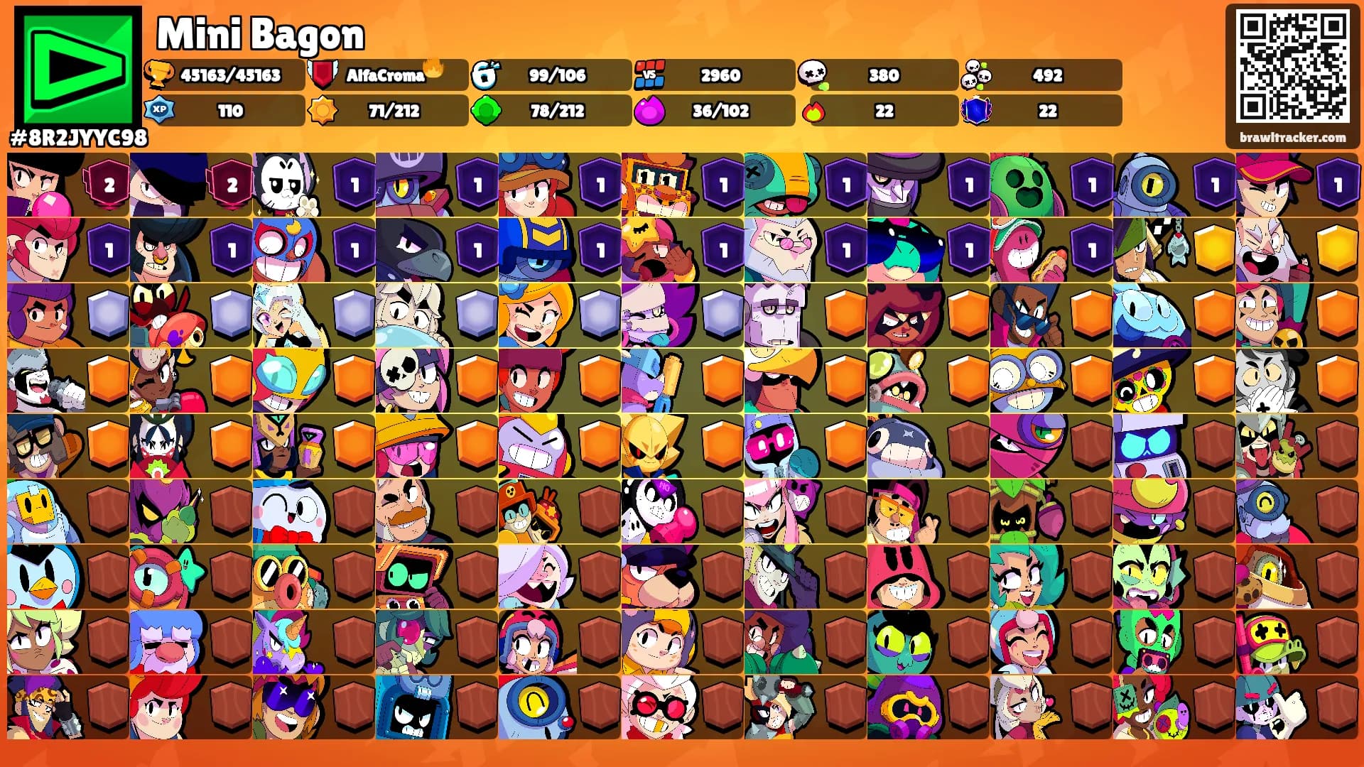Mini Bagon's Ranks