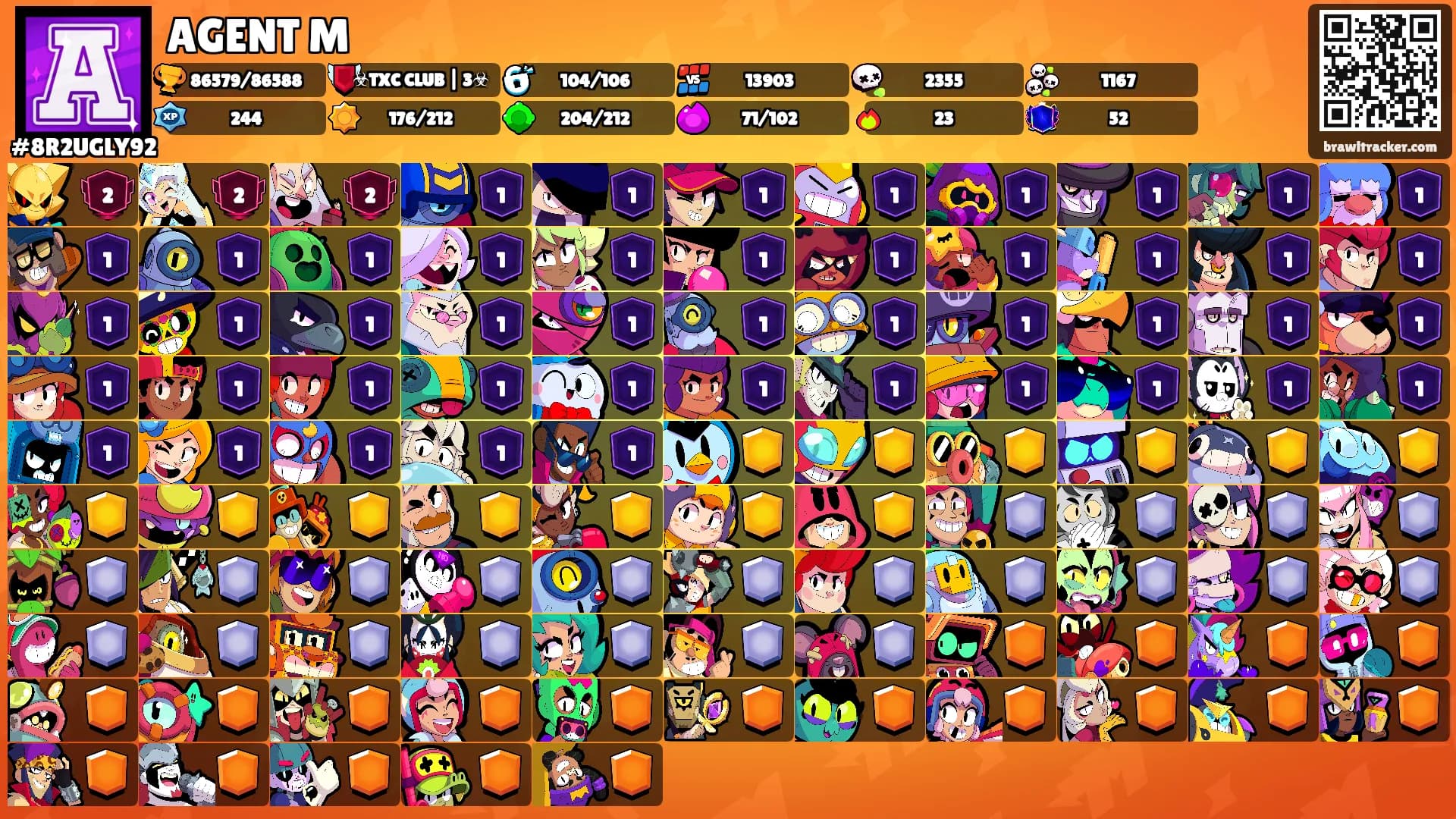 AGENT M's Ranks