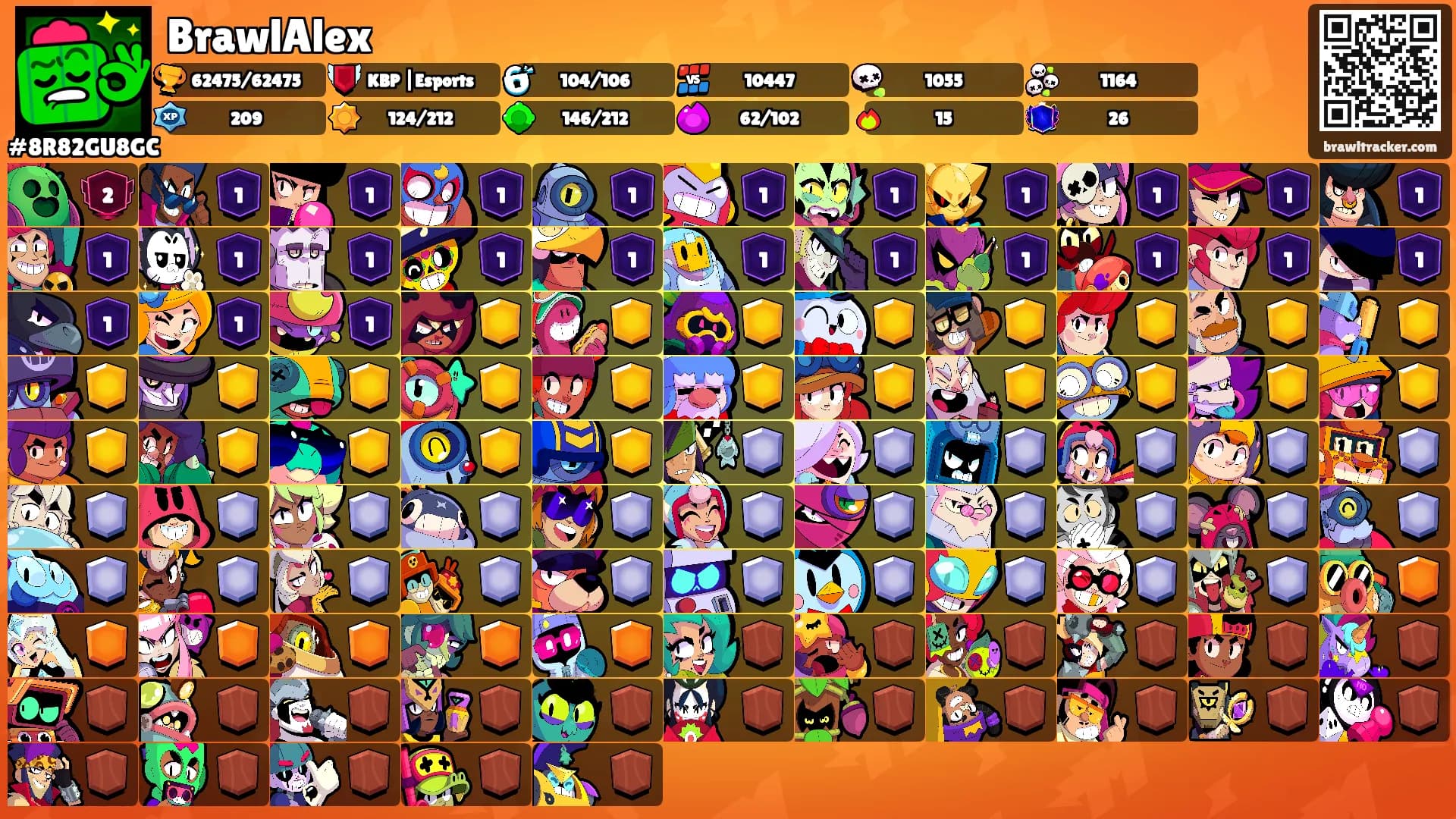 BrawlAlex's Ranks