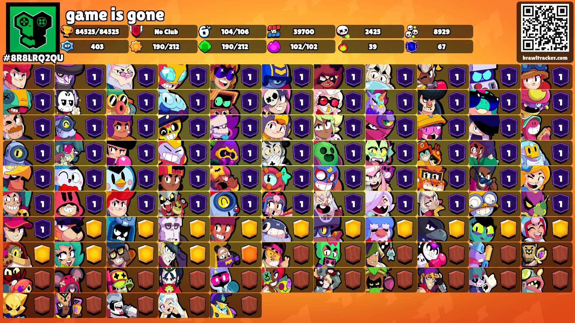 game is gone's Ranks