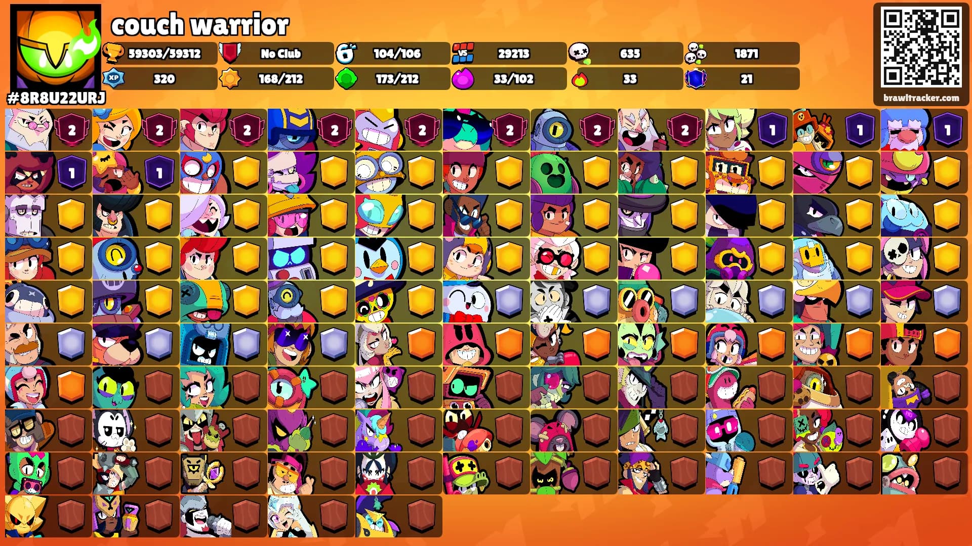 couch warrior's Ranks
